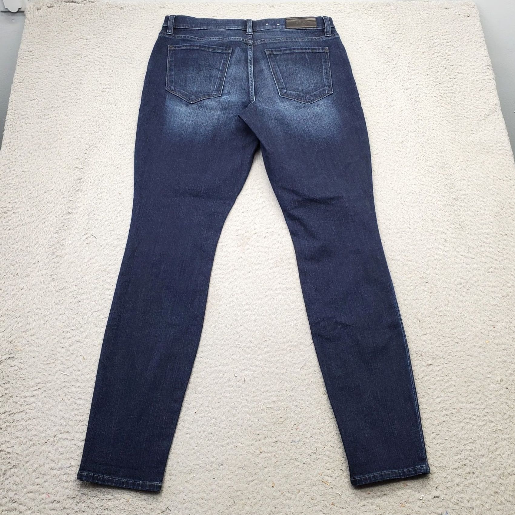 DKNY DKNY Jeans Womens 10 Blue Denim Stretch Medium Wash Ultra Skinny Size 32" / US 10 / IT 46 - 2 Thumbnail