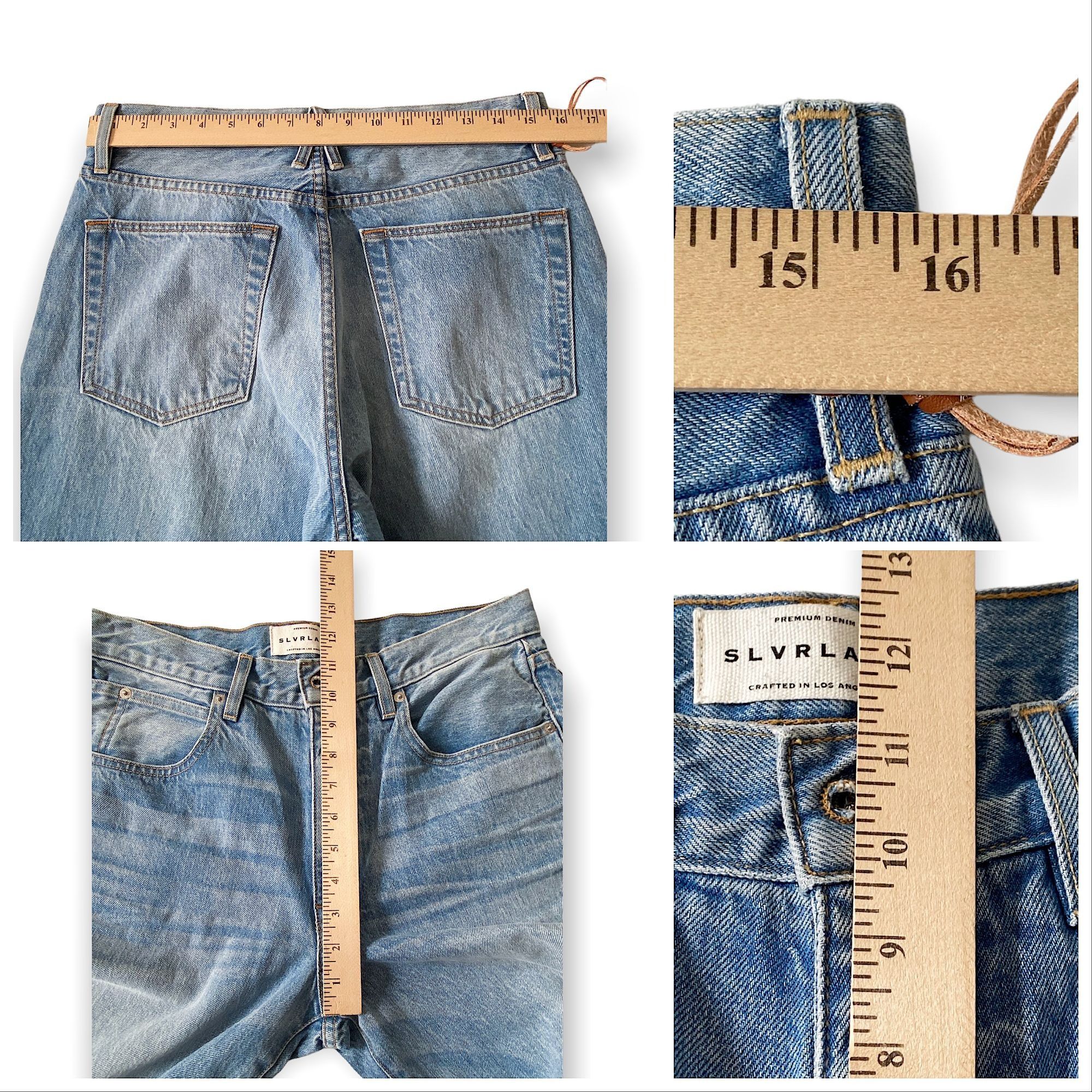 SLVRLAKE NWT SLVRLAKE Madison Wide Leg Cropped Jeans, Size 29 Size 29" - 10 Thumbnail