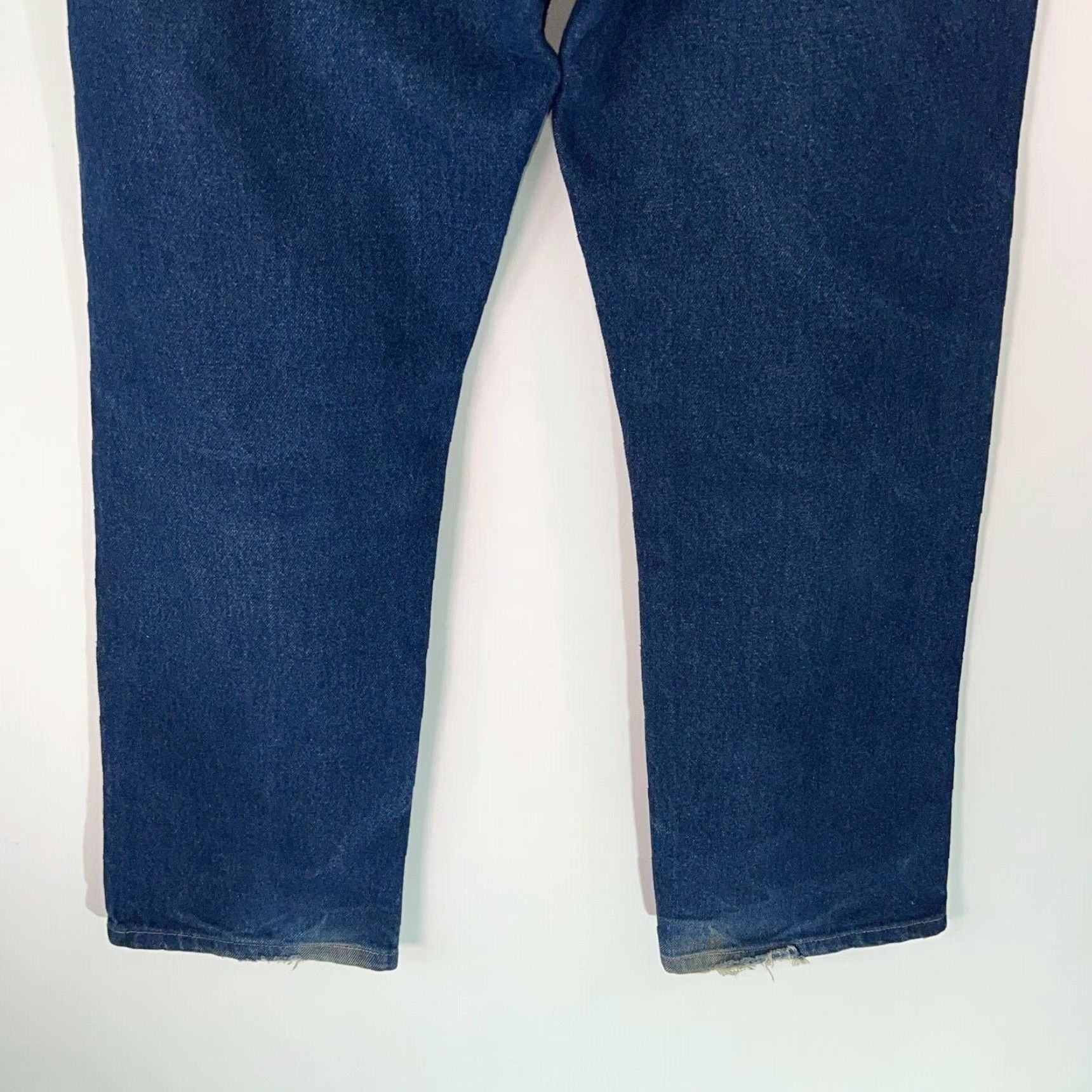 Wrangler Wrangler Jeans Mens Flat Front Stretch High Rise Straight Blue 34X30 Denim 5-Pocket Regular Mens Size US 34 / EU 50 - 5 Thumbnail