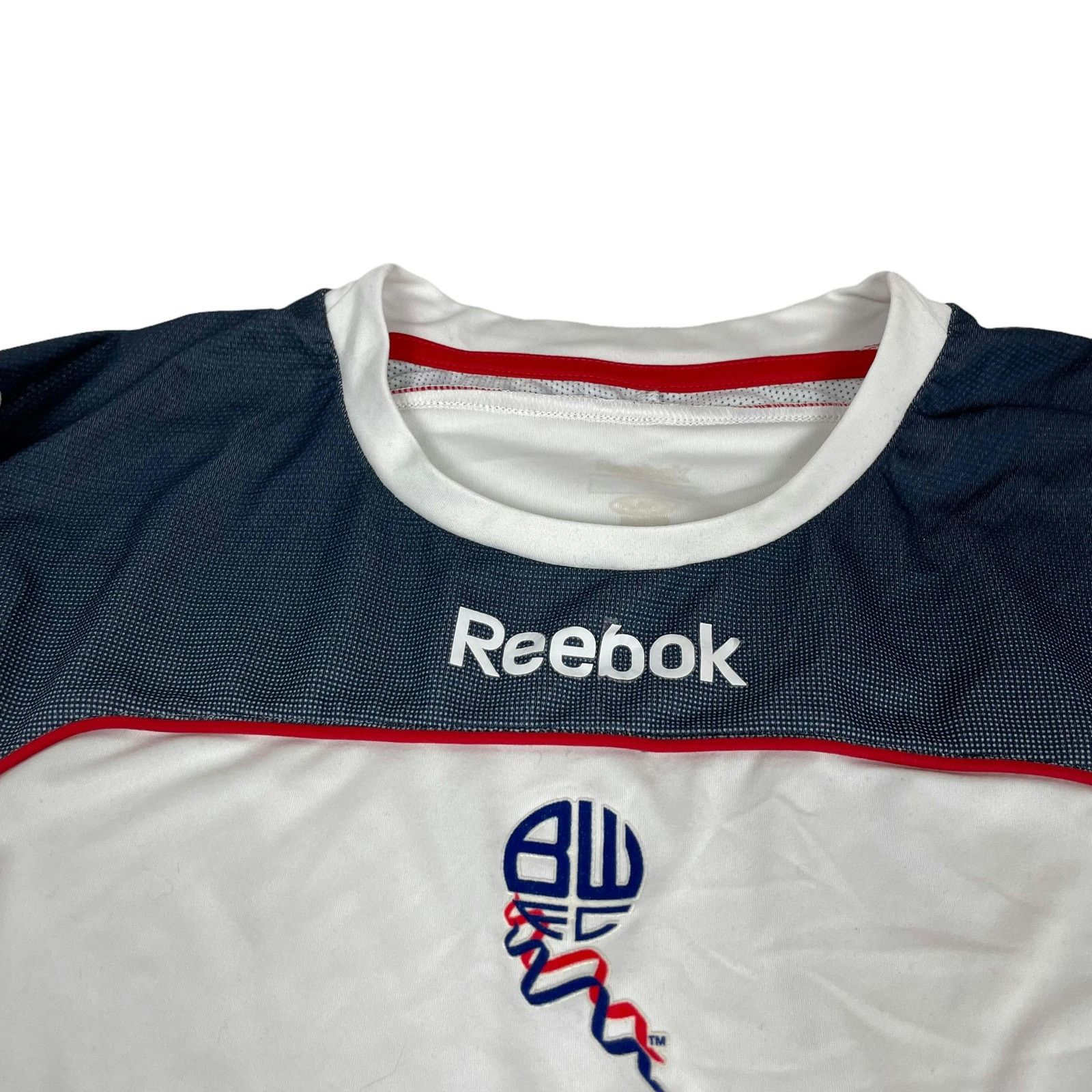 Reebok Reebok Men's White Bolton Wanderers F.C. Pullover Jersey XL Size US XL / EU 56 / 4 - 3 Thumbnail