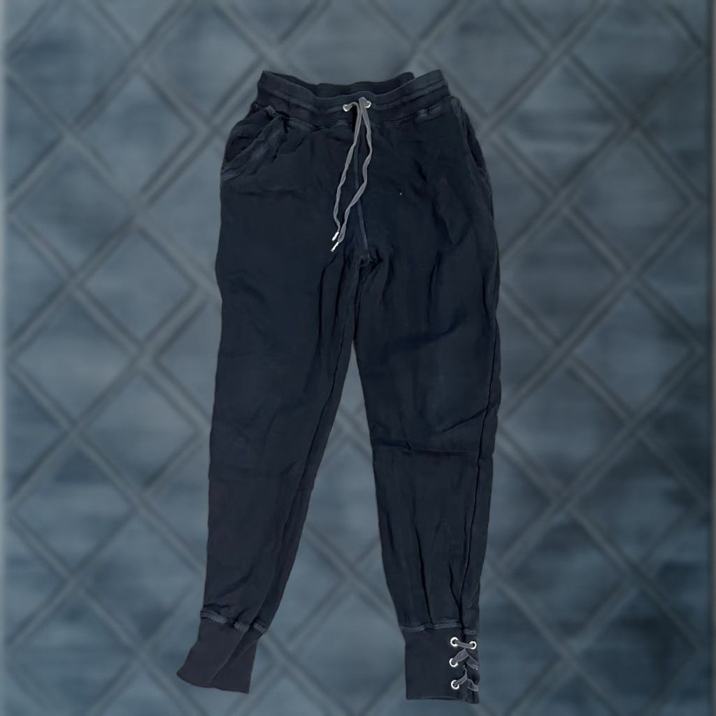 Splendid VINTAGE Splendid Black Solid lounge joggers pants Women S Small Jogger Size 28" / US 6 / IT 42 - 1 Thumbnail