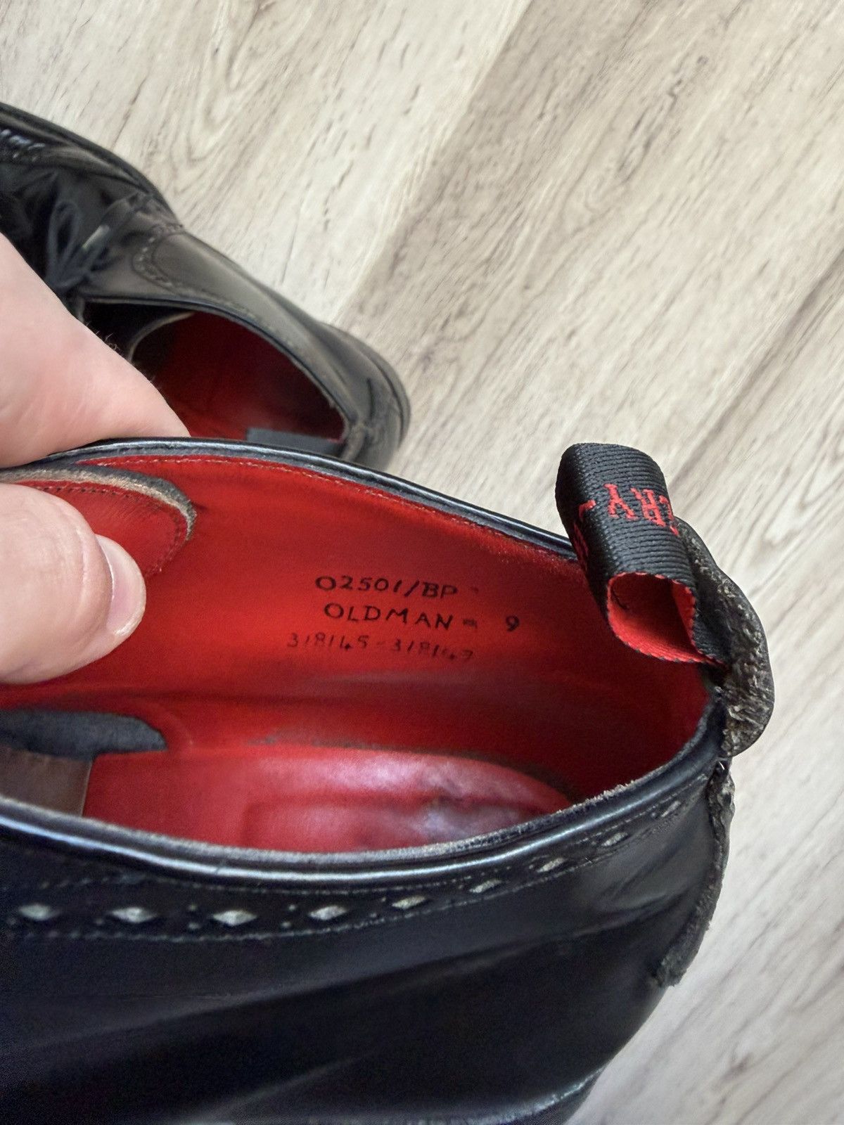 Jeffery West Jeffery West “Oldman” Black Leather Brogue Chukka Boots Size US 10 / EU 43 - 5 Thumbnail