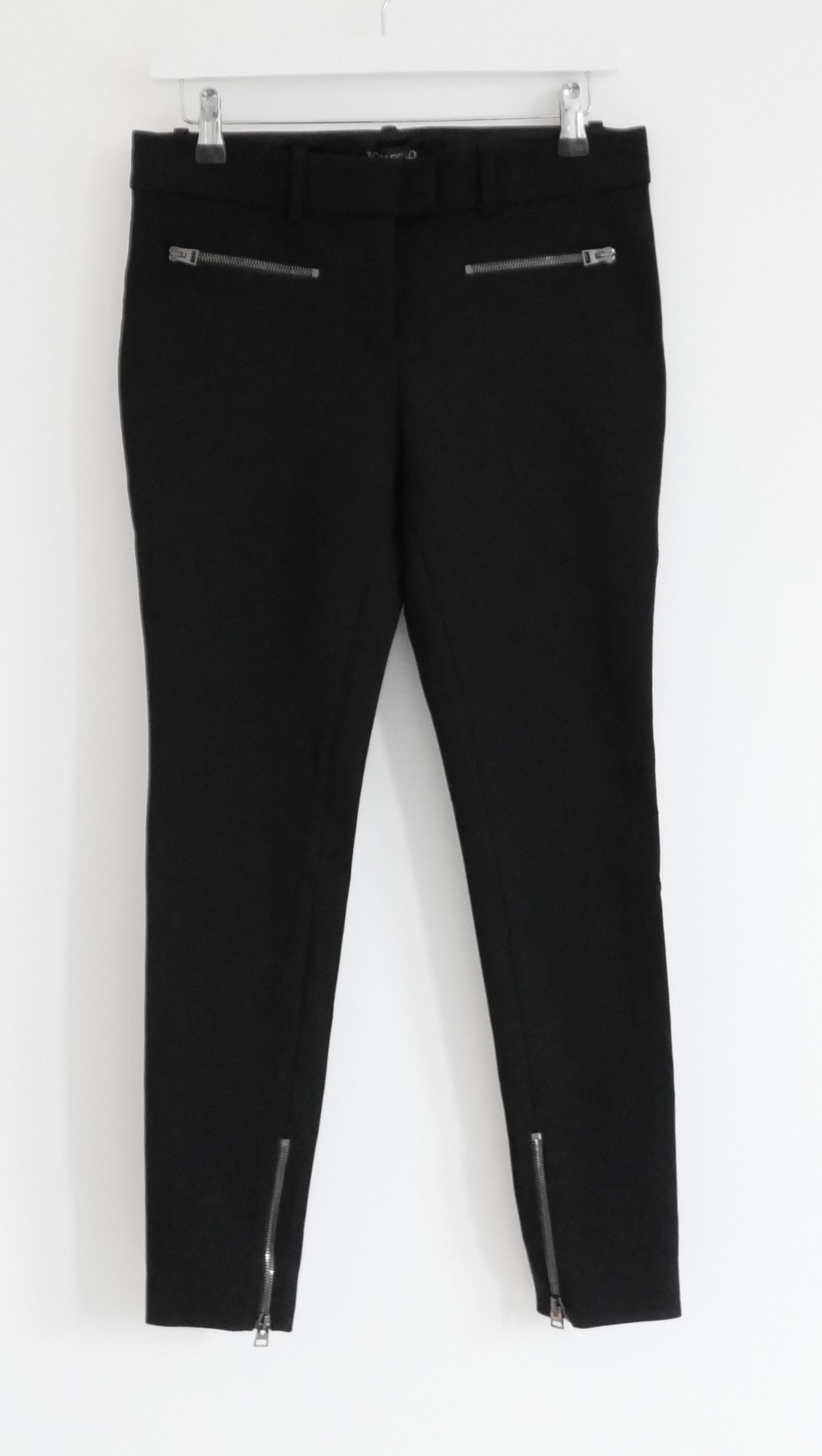 Tom Ford Tom Ford Chunky Zip Biker Trousers Size 27" / US 4 / IT 40 - 1 Thumbnail