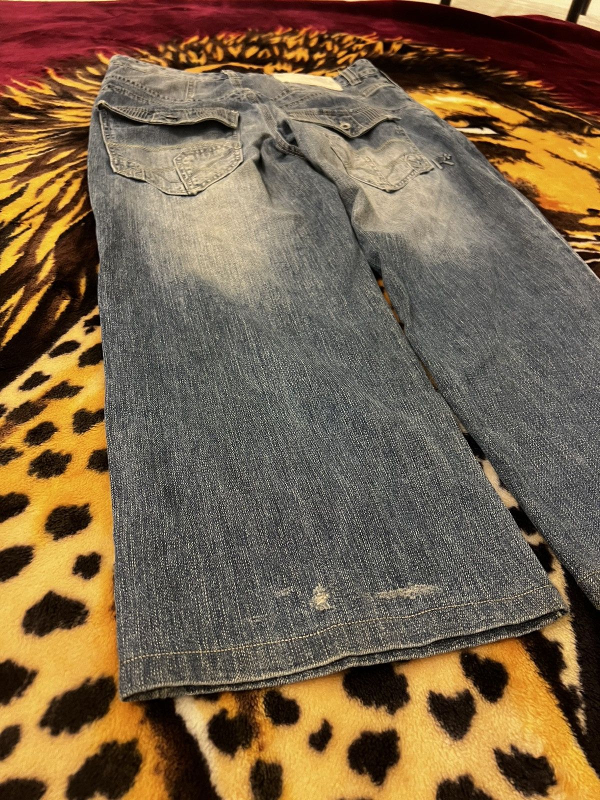 Rocawear × Vintage Y2K Rocawear R+ Baggy Jeans Size US 34 / EU 50 - 6 Thumbnail