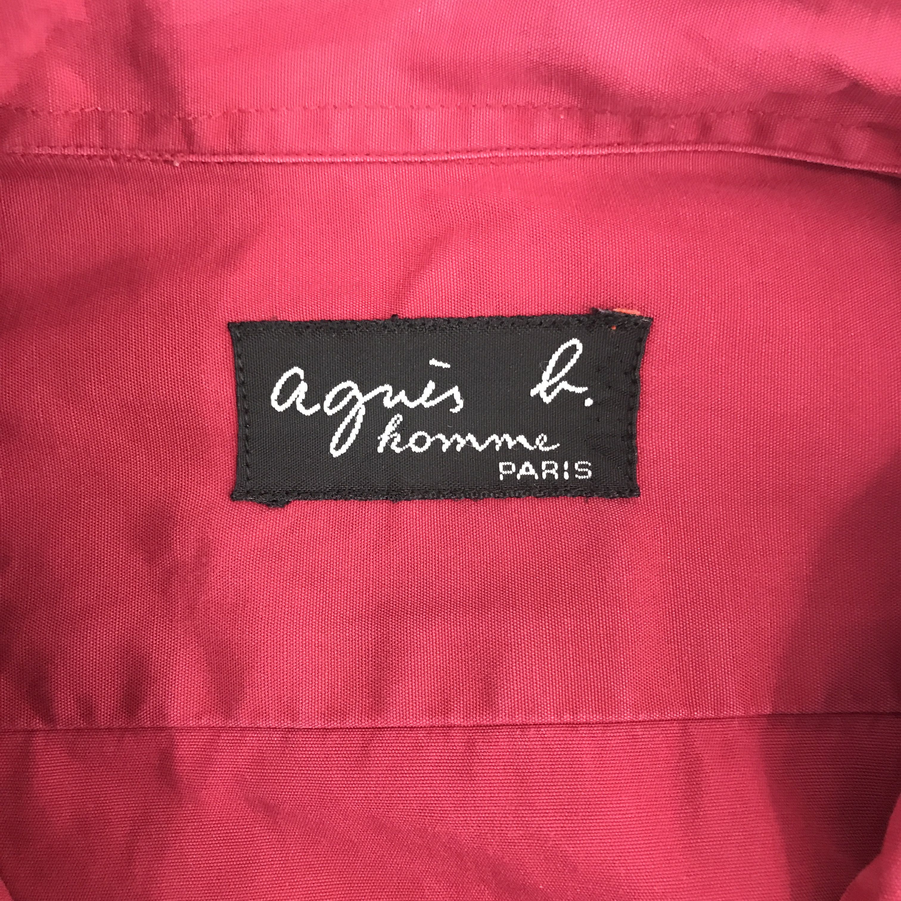 Vintage × agnes b. Vintage Agnes B. Long Red Button up Shirt Size US L / EU 52-54 / 3 - 9 Thumbnail