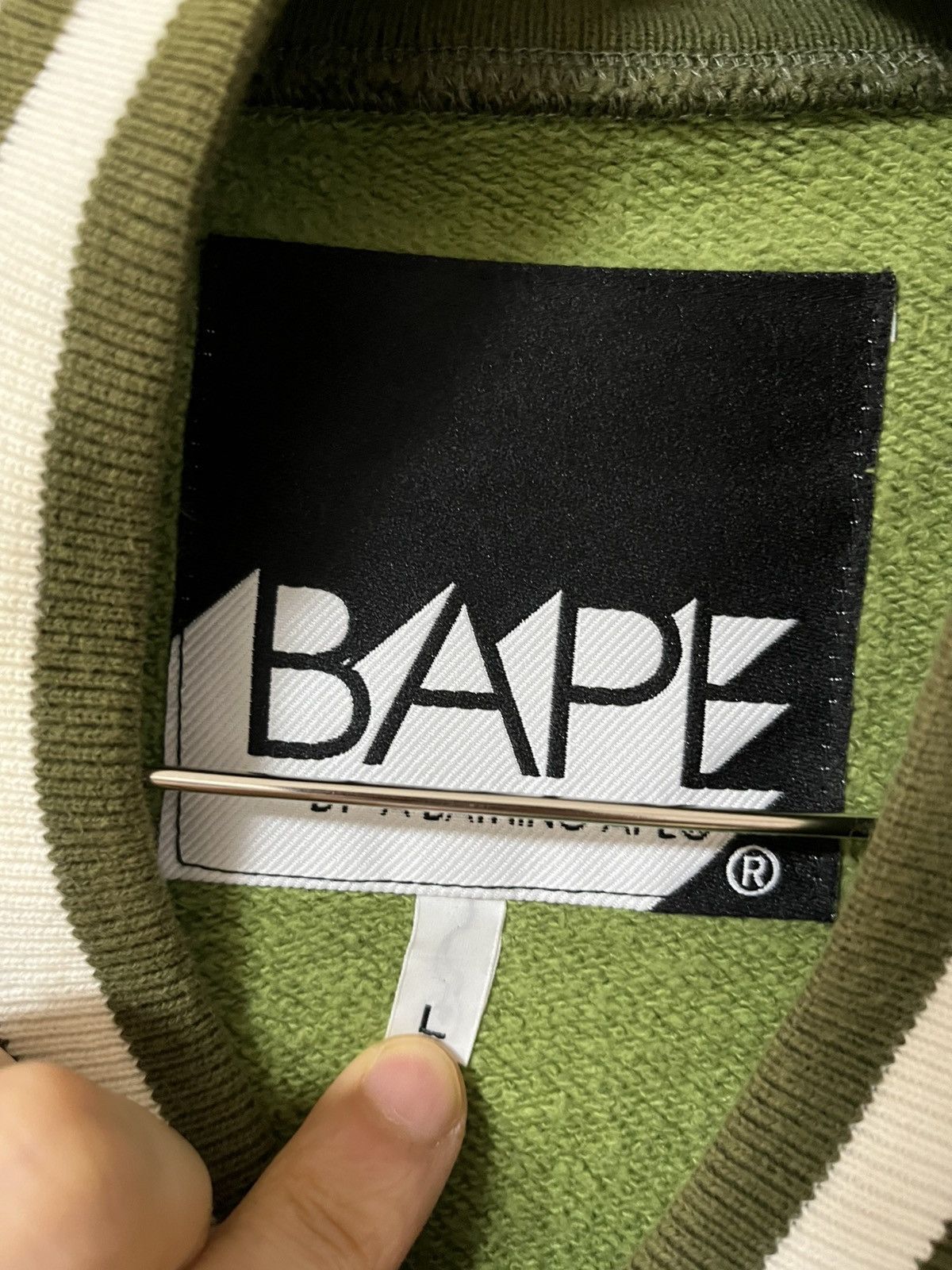 Bape bape camo varsity jacket Size US L / EU 52-54 / 3 - 4 Thumbnail