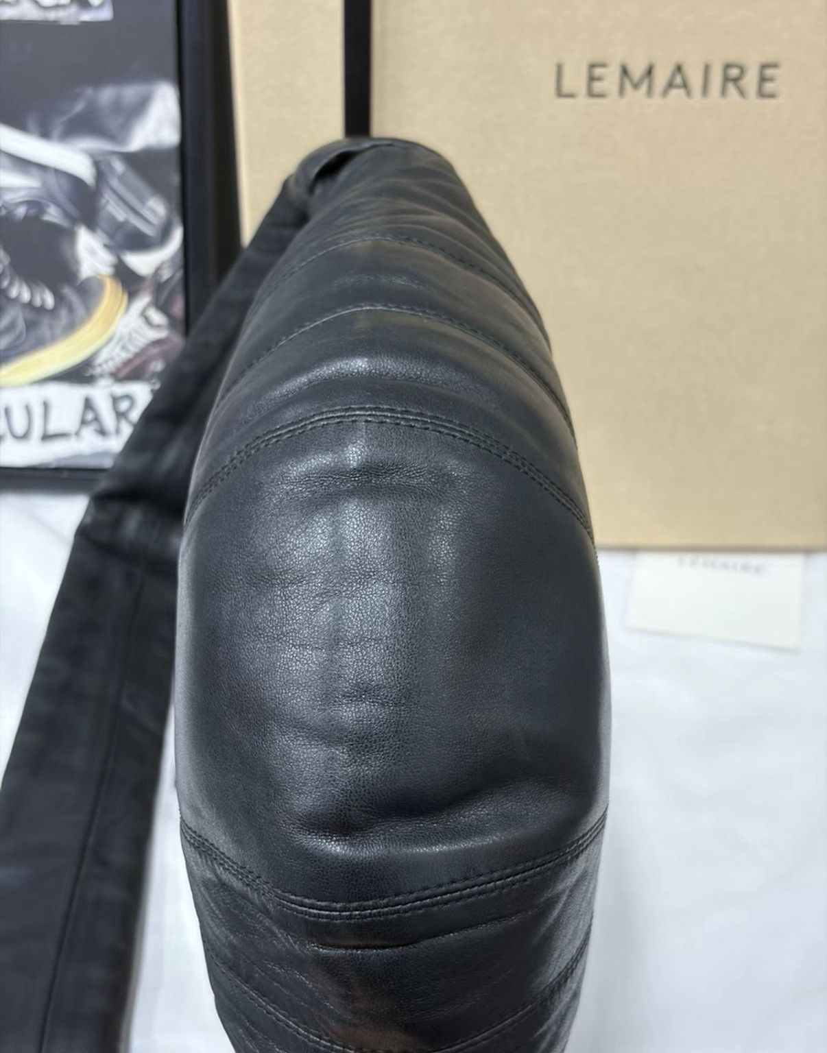 Lemaire Lemaire Small Black Croissant Bag K34 Size ONE SIZE - 9 Thumbnail