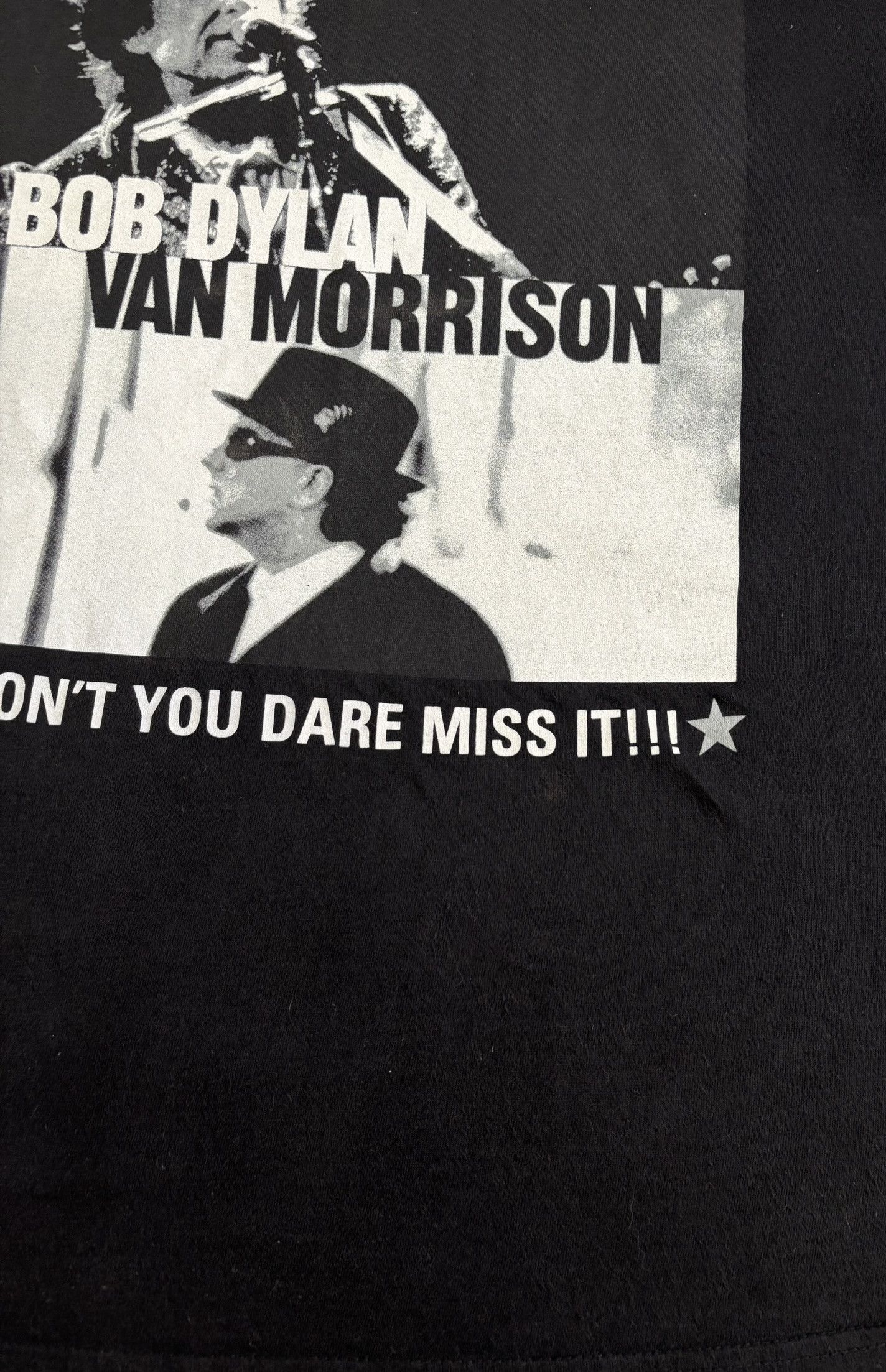 Vintage Bob Dylan Van Morrison Live On Stage! 1998 T-shirt Large Size US L / EU 52-54 / 3 - 7 Thumbnail
