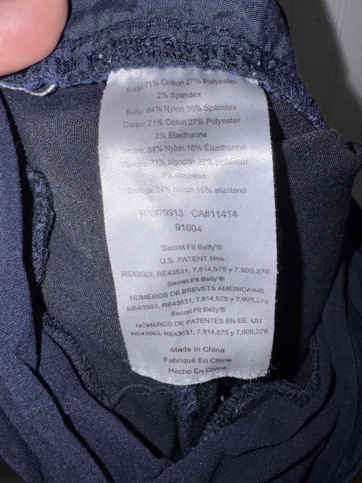 Other Indigo Blue Women's Small Petite Secret Fit Belly Navy Pants Size 28" / US 6 / IT 42 - 4 Thumbnail