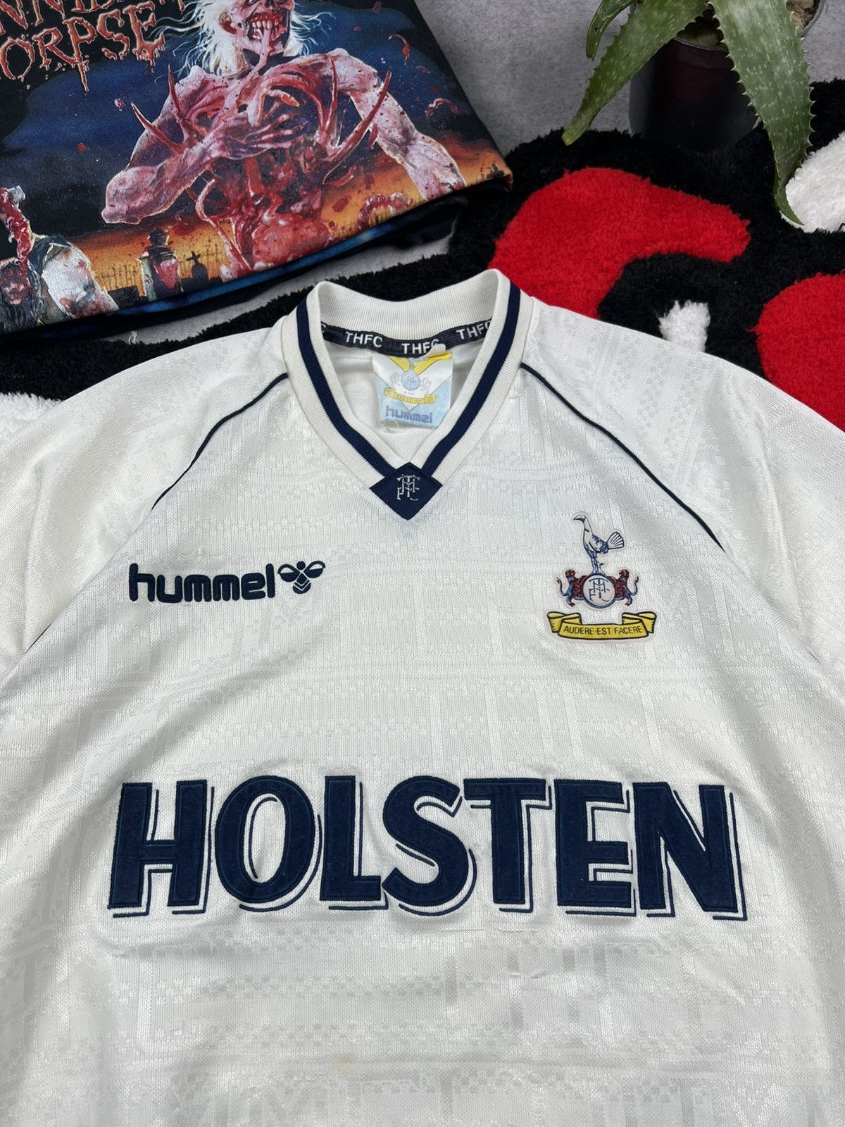 Vintage Rare Tottenham Hotspur 1989 Football Soccer Blockcore Jersey Size US M / EU 48-50 / 2 - 5 Thumbnail