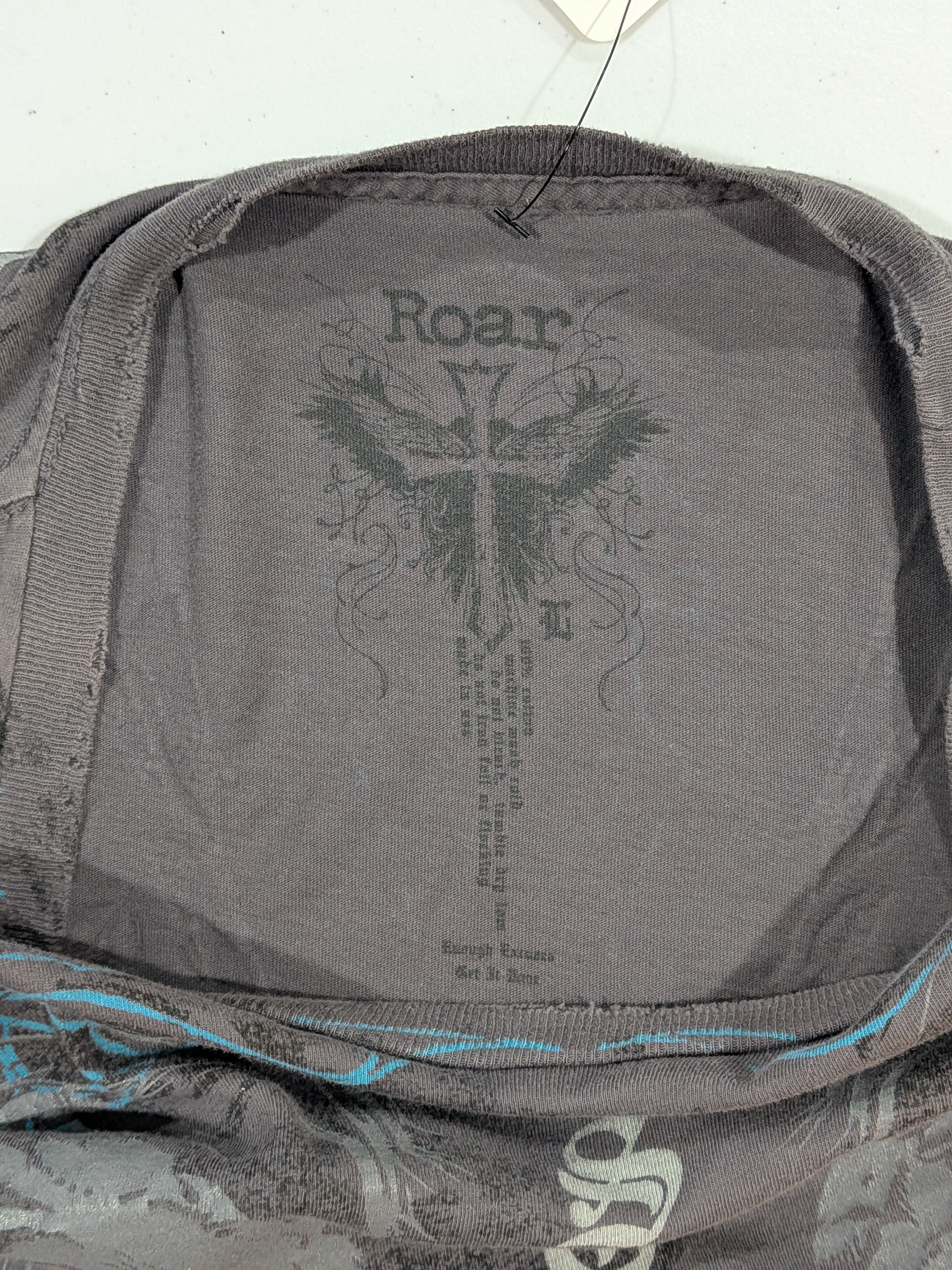 Roar Women's Roar Pre-Distressed Cyber Grunge Angel Wings Tee Size L / US 10 / IT 46 - 2 Thumbnail