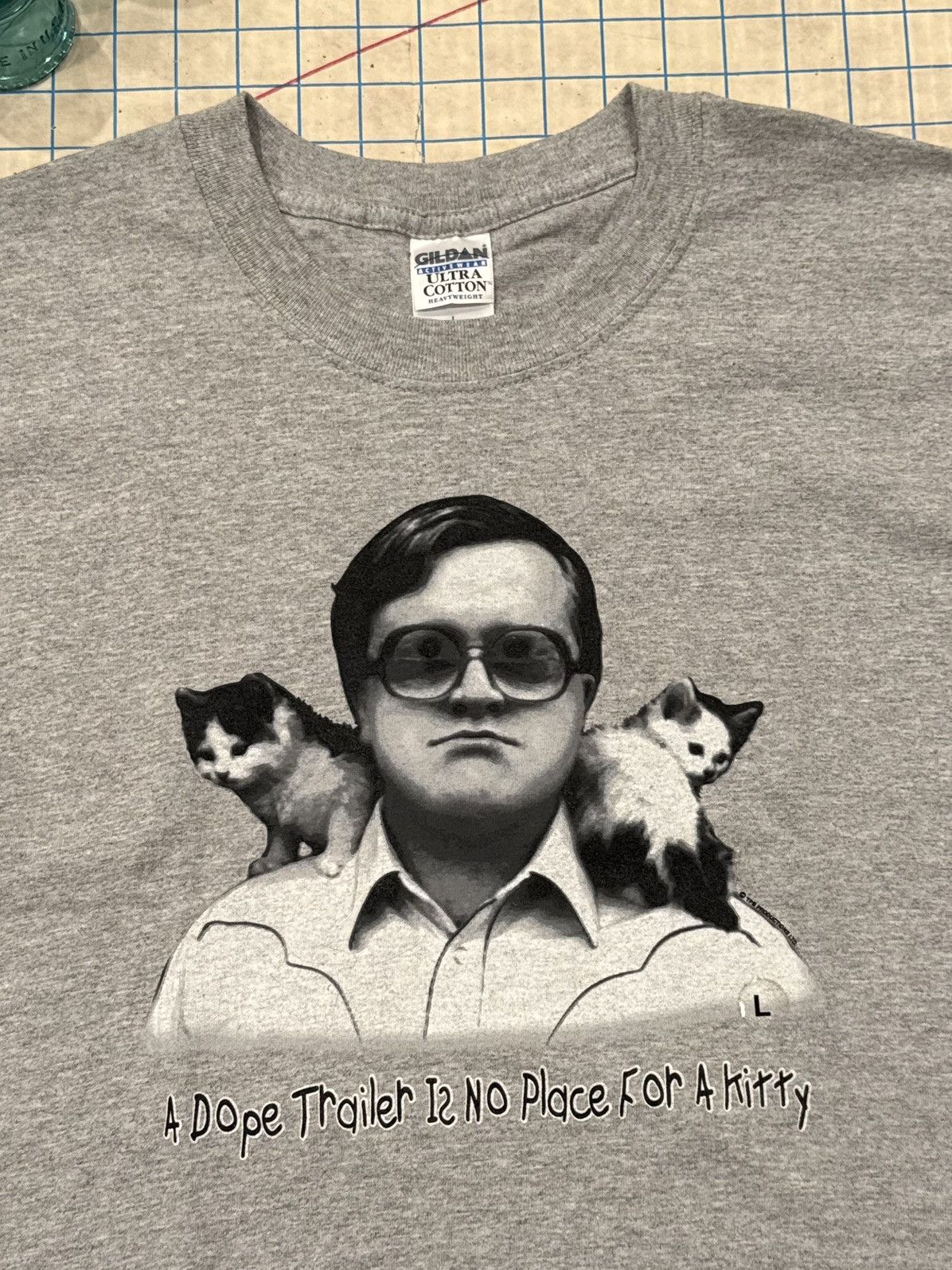 Vintage Vintage Trailer Park Boys Bubbles A Dope Trailer Tee Gray L Size US L / EU 52-54 / 3 - 4 Thumbnail