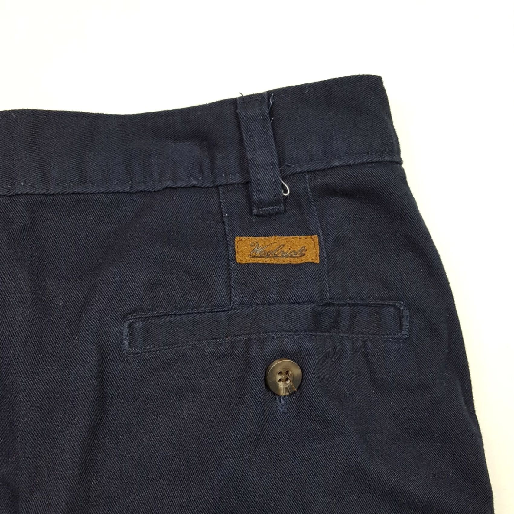 Vintage VTG Woolrich Golf Size 52" Navy Blue Big & Tall Chino Tennis Dress Shorts Size US 36 / EU 52 - 5 Thumbnail