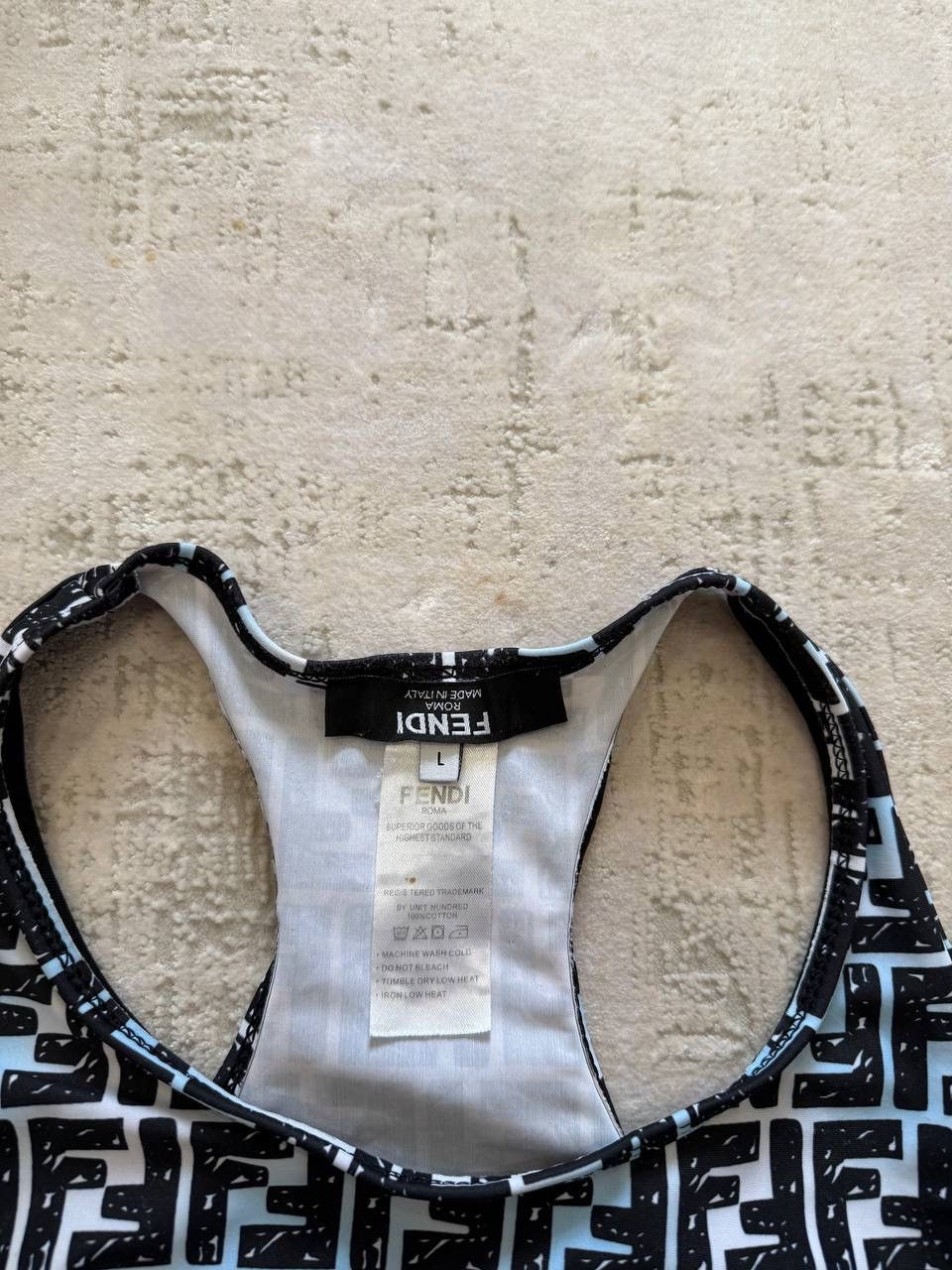 Fendi FENDI Roma Activewear Monogram FF Zucca sports bra L Size L / US 10 / IT 46 - 3 Thumbnail