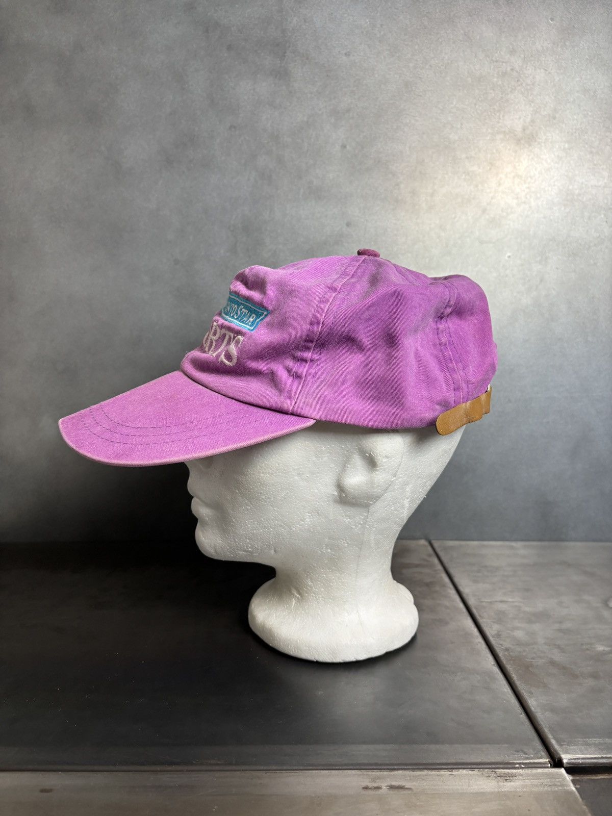 Vintage 1990s Strapback Cap Faded Long Brim Vintage Toronto Star 90s Size ONE SIZE - 4 Thumbnail