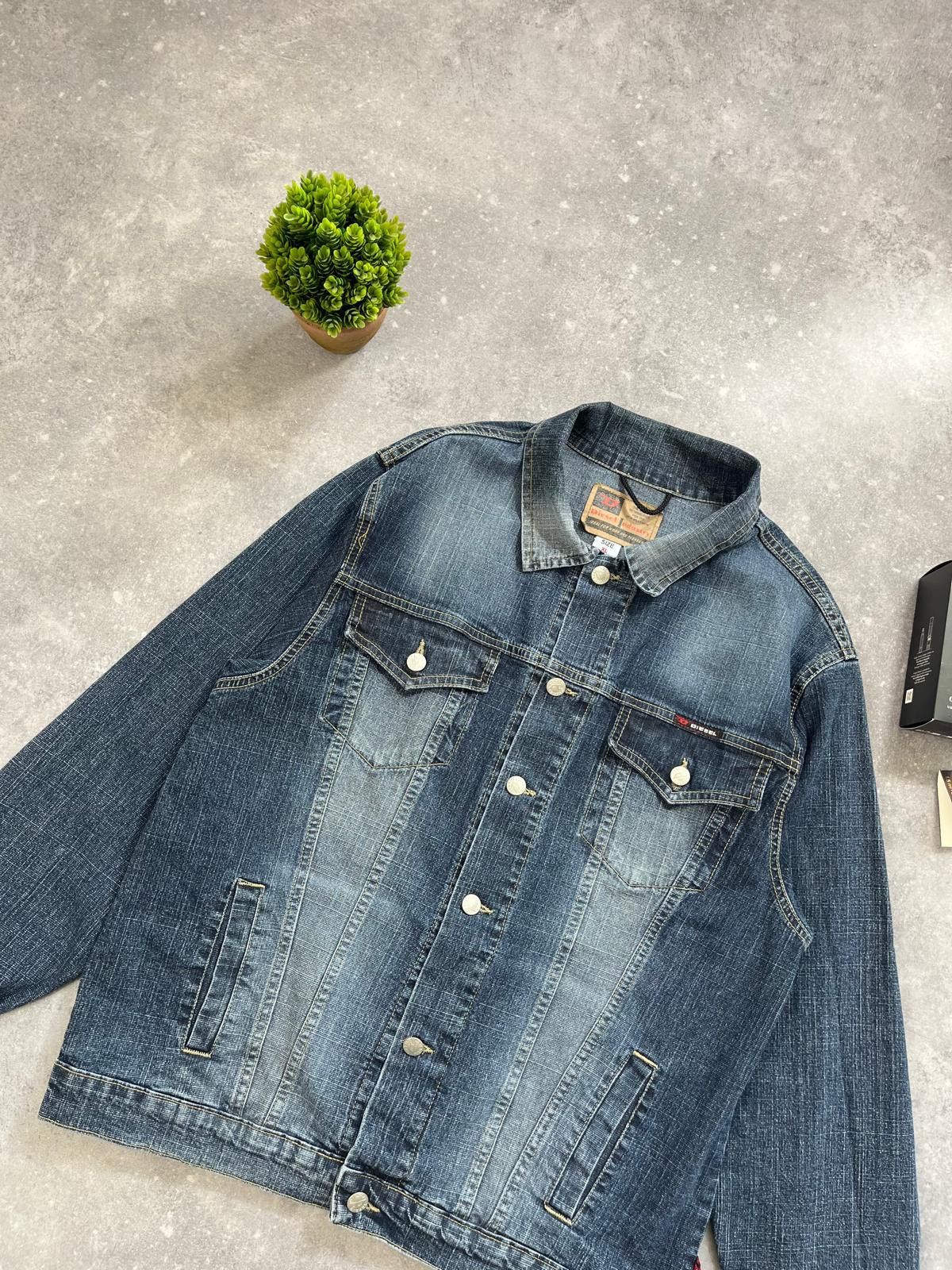 Diesel Archive Diesel Denim Jacket 00s Italy Luxury Vintage Retro Size US L / EU 52-54 / 3 - 3 Thumbnail