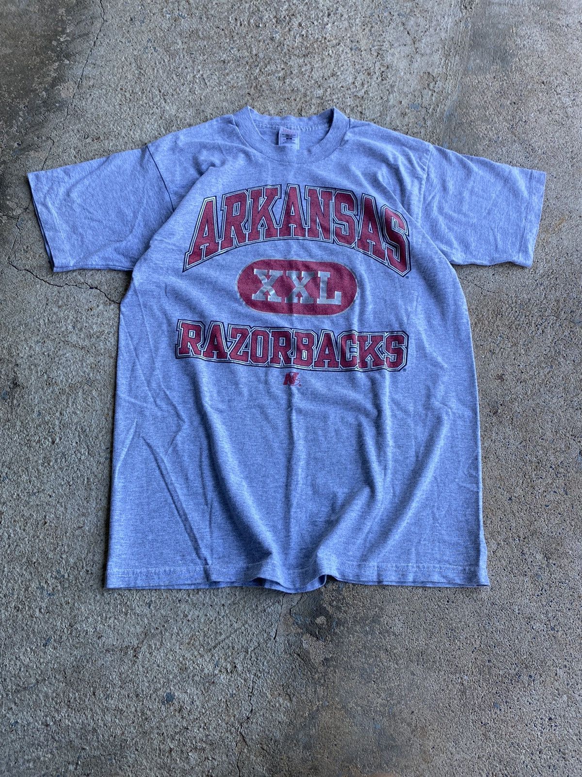 Japanese Brand × Vintage Vintage 90’s Arkansas Razorback Single Stitch Shirt Size US L / EU 52-54 / 3 - 1 Thumbnail