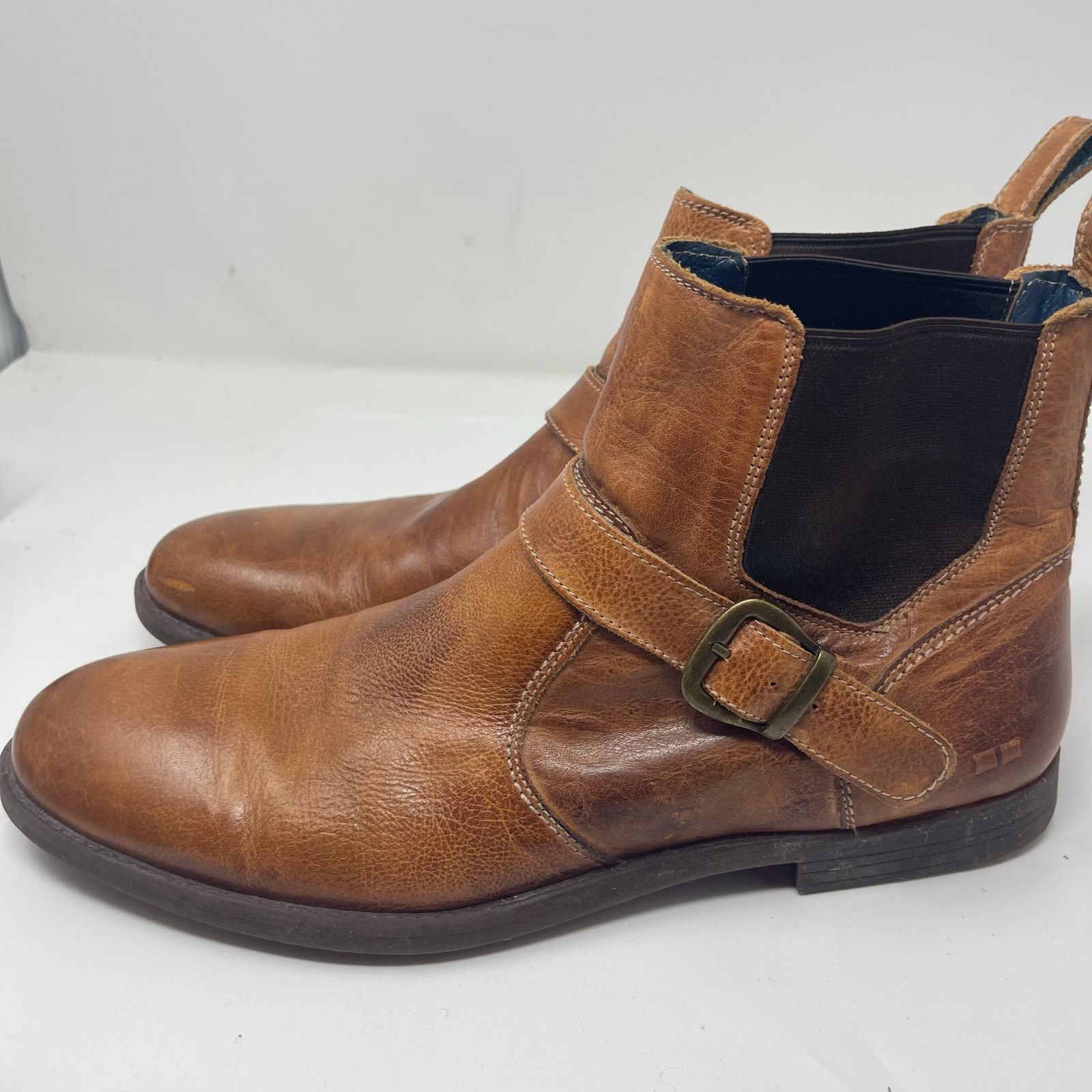 Bed Stu Bed STU Michelangelo in Tan Rustic Chelsea Boots sz 13 Size US 13 / EU 46 - 5 Thumbnail