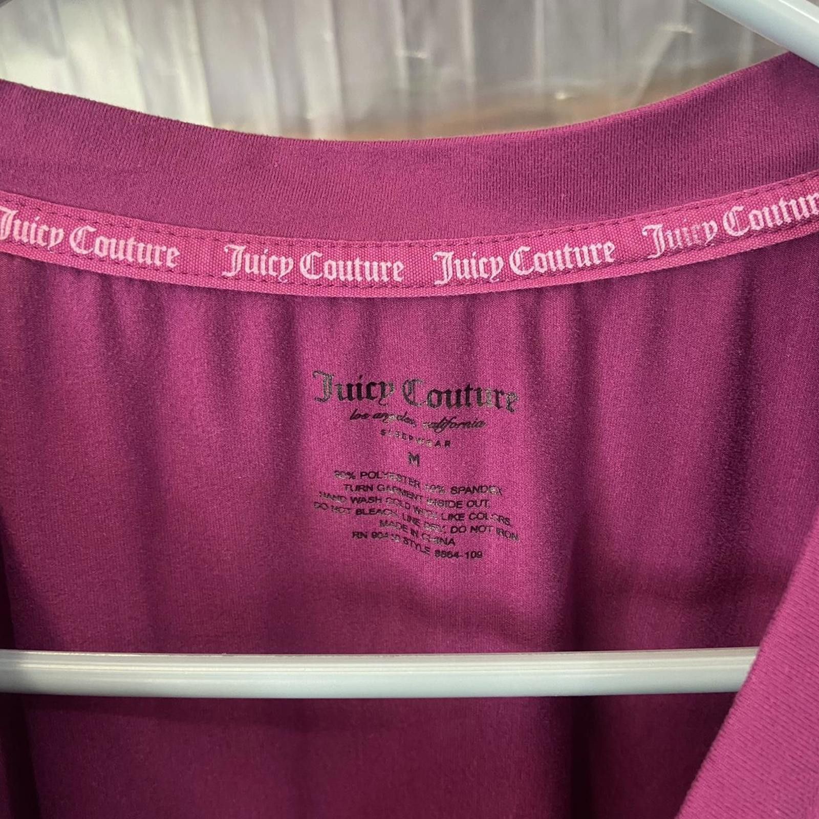 Juicy Couture Jeans Juicy Couture purple rhinestone bedazzle T-Shirt Size M Size M / US 6-8 / IT 42-44 - 3 Thumbnail