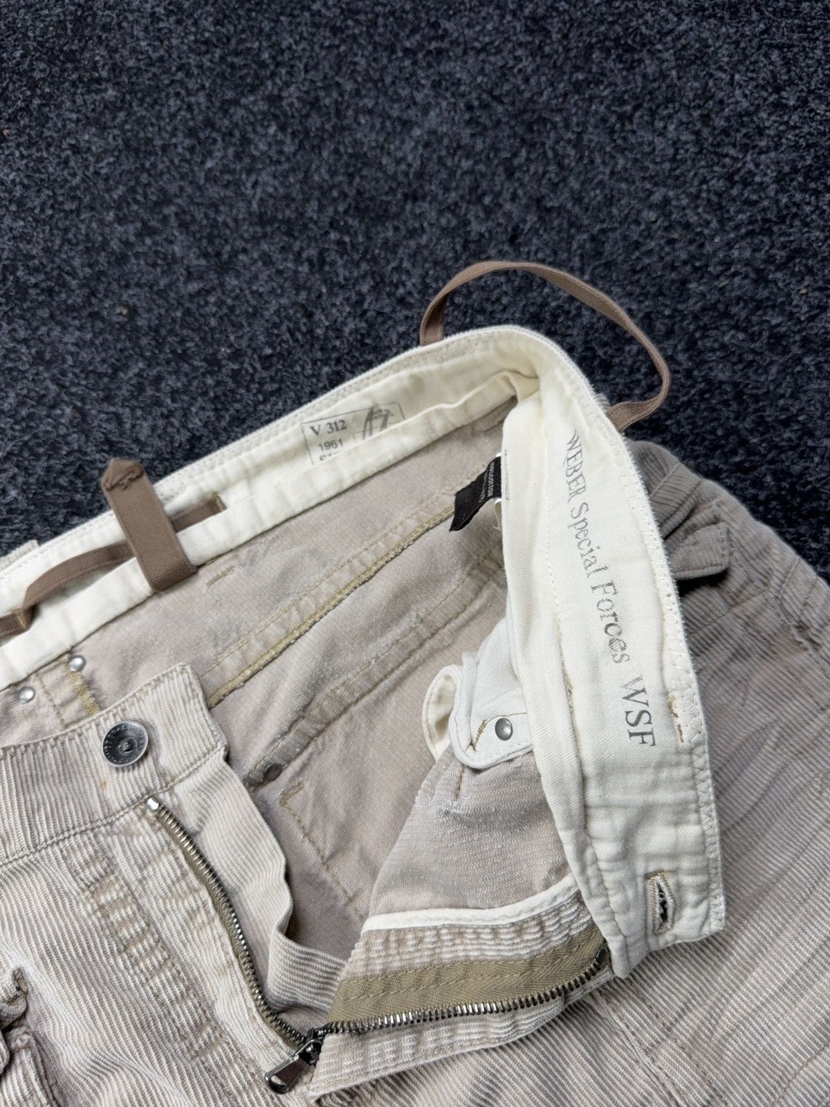 Japanese Brand Wisdom WSF Corduroy Utility Cargo Pants Military Techwear Size US 38 / EU 54 - 8 Thumbnail