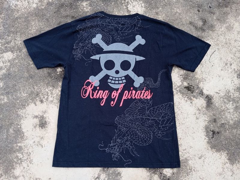 One Piece One Piece - Luffy Anime Comic Tshirt 🎌 embroidery 🪡🧵 Size US M / EU 48-50 / 2 - 3 Thumbnail