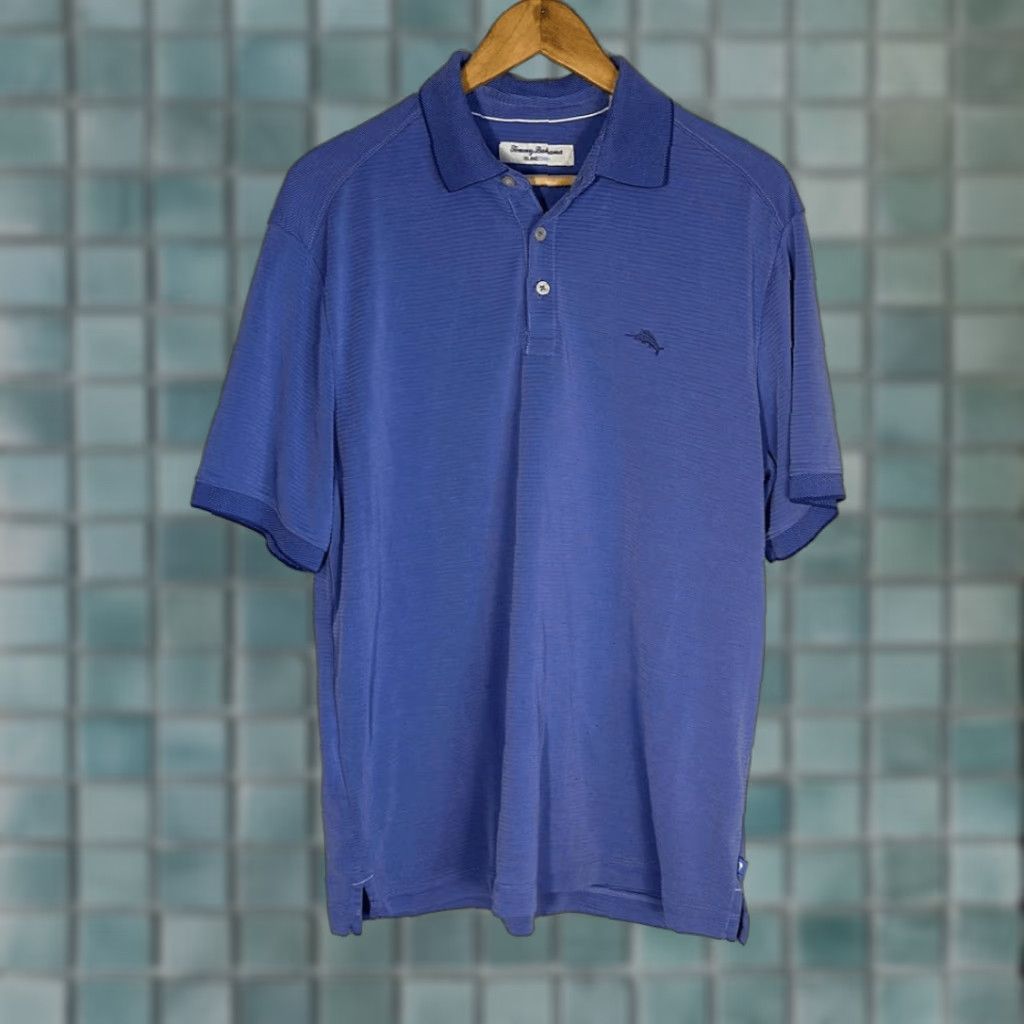 Tommy Bahama Tommy Bahama Island Zone Polo Golf Shirt Mens L Large Modal Stretch LOOK Orange Size US L / EU 52-54 / 3 - 1 Thumbnail