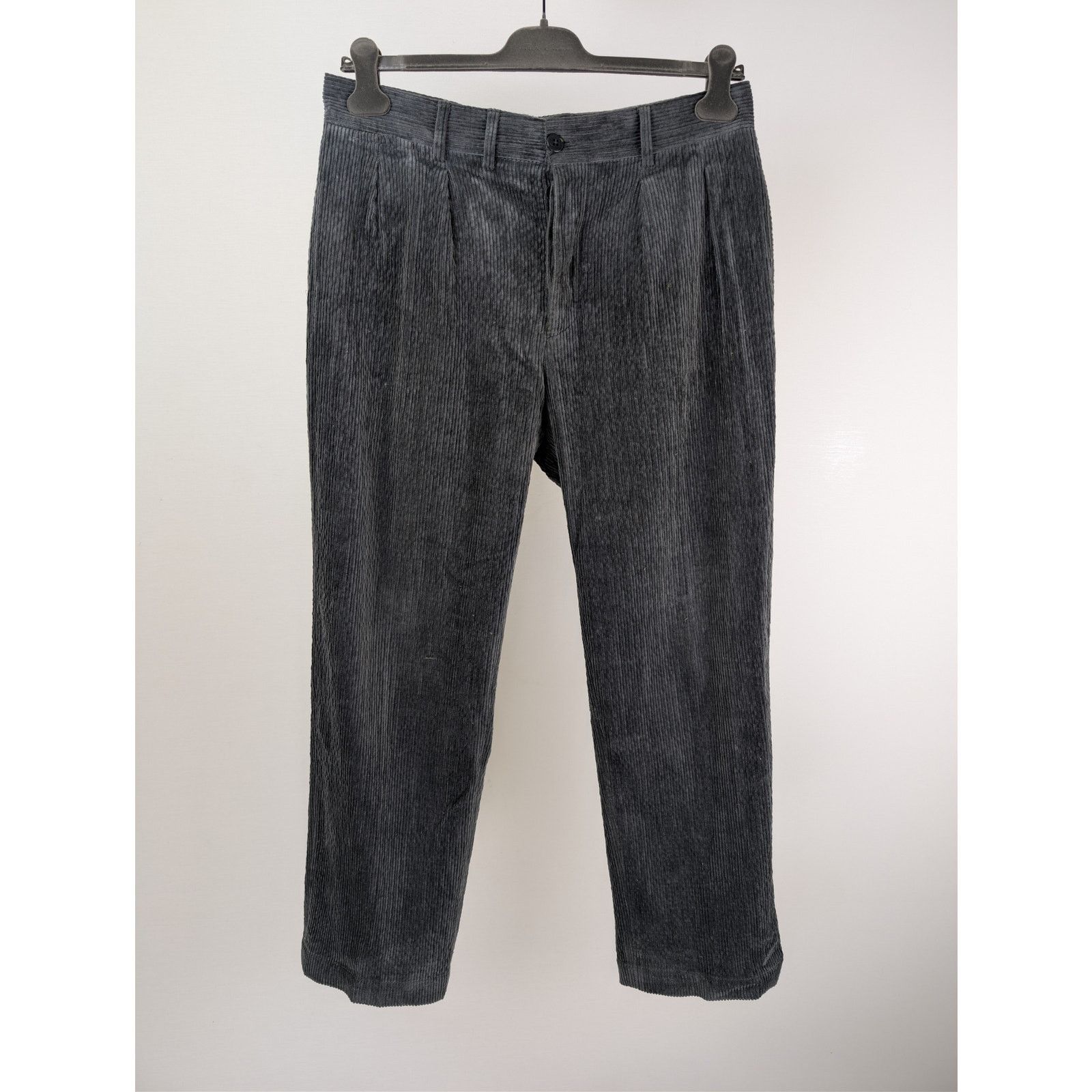 Todd Snyder o1rshd1 CC20 Corduroy Pleated Pants in Grey Size US 32 / EU 48 - 2 Thumbnail