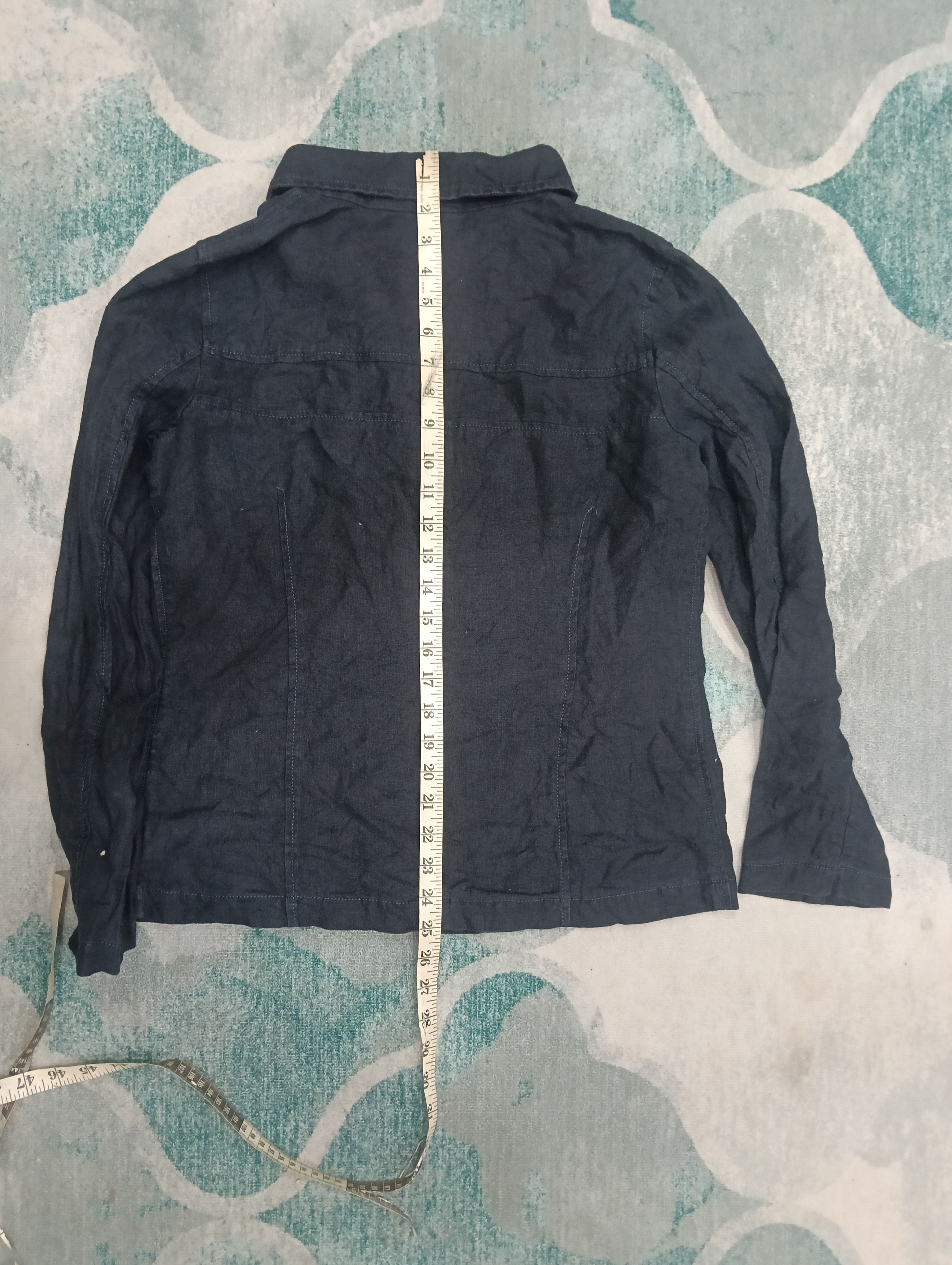 Japanese Brand × Vintage Fou Forget Linen Jacket Japanese Brand Size S / US 4 / IT 40 - 14 Thumbnail