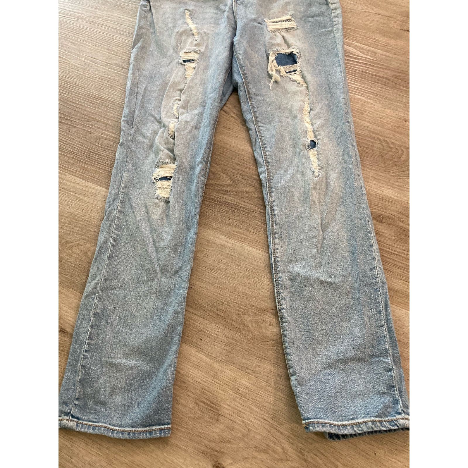 Other Black Daisy Kate Women's Distressed Ripped Size 13 Size 32" / US 10 / IT 46 - 8 Thumbnail