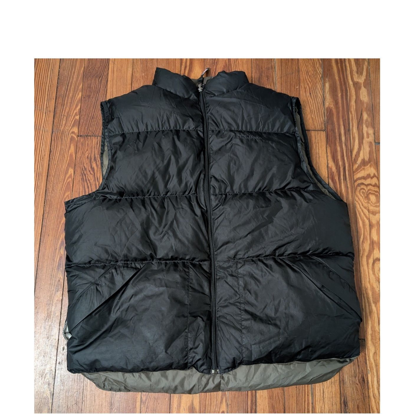 L.L. Bean LL Bean Puffer Vest Mens XL Black/Tan Size US XL / EU 56 / 4 - 1 Thumbnail