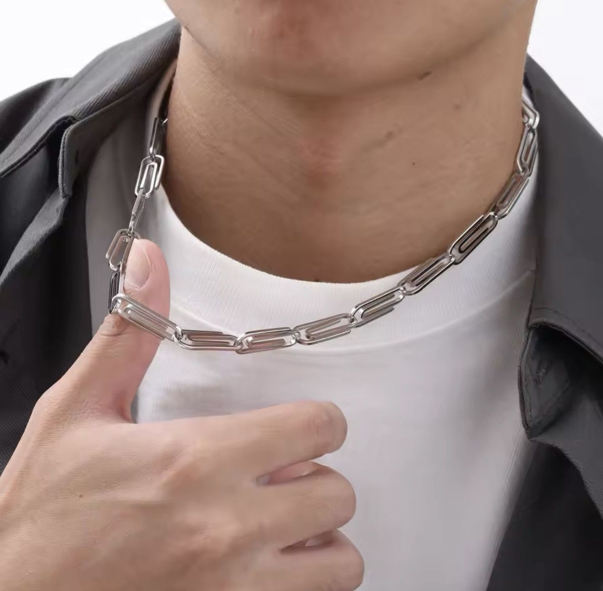 Jewelry Paperclip Chain Necklaces Size ONE SIZE - 3 Thumbnail