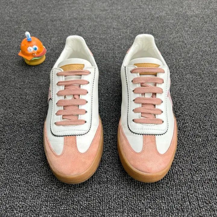 Louis Vuitton Louis Vuitton Frontrow Leather Low-top Sneakers -2508 Size US 6 / IT 36 - 2 Thumbnail