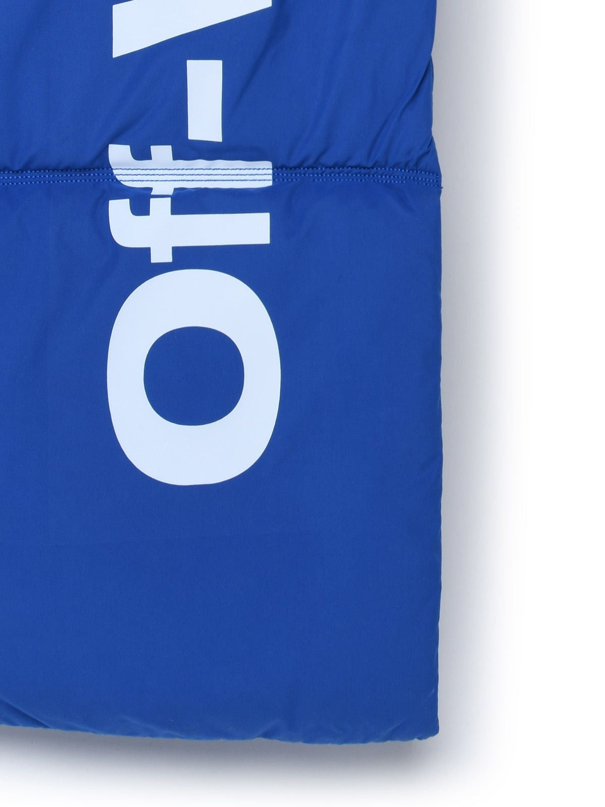 Off-White o1y0225 Size : OS / Logo Scarf in Blue Size ONE SIZE - 2 Thumbnail