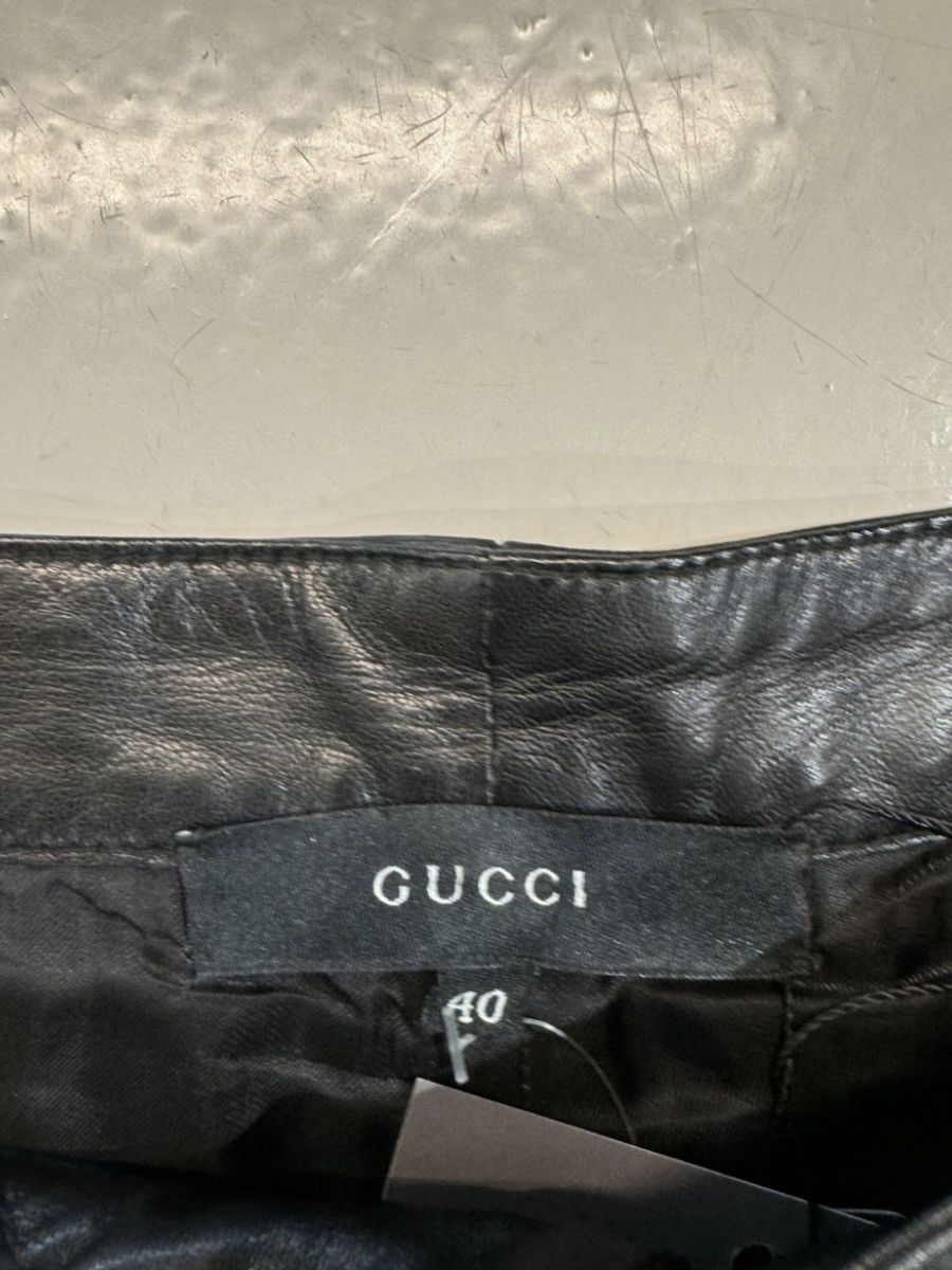 Gucci × Tom Ford Gucci by Tom Ford leather trousers. Size 27" / US 4 / IT 40 - 5 Thumbnail