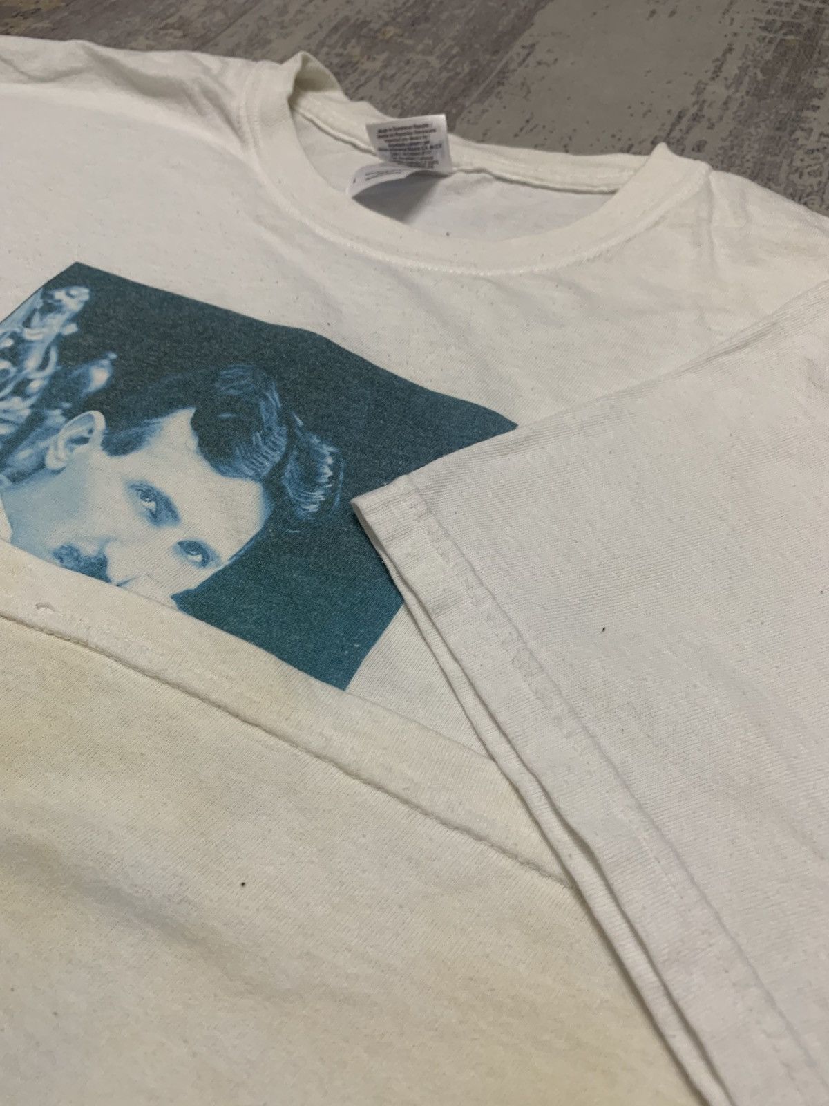 Vintage Vintage Nikola Tesla Photo Tee Size US L / EU 52-54 / 3 - 4 Thumbnail