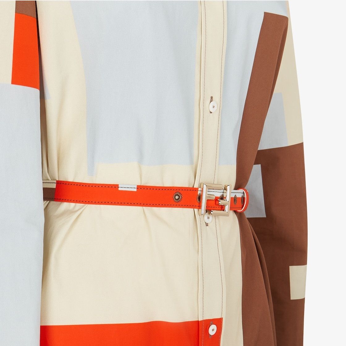 Fendi o1s1wg110825 Dress in Multicolor Size M / US 6-8 / IT 42-44 - 3 Thumbnail