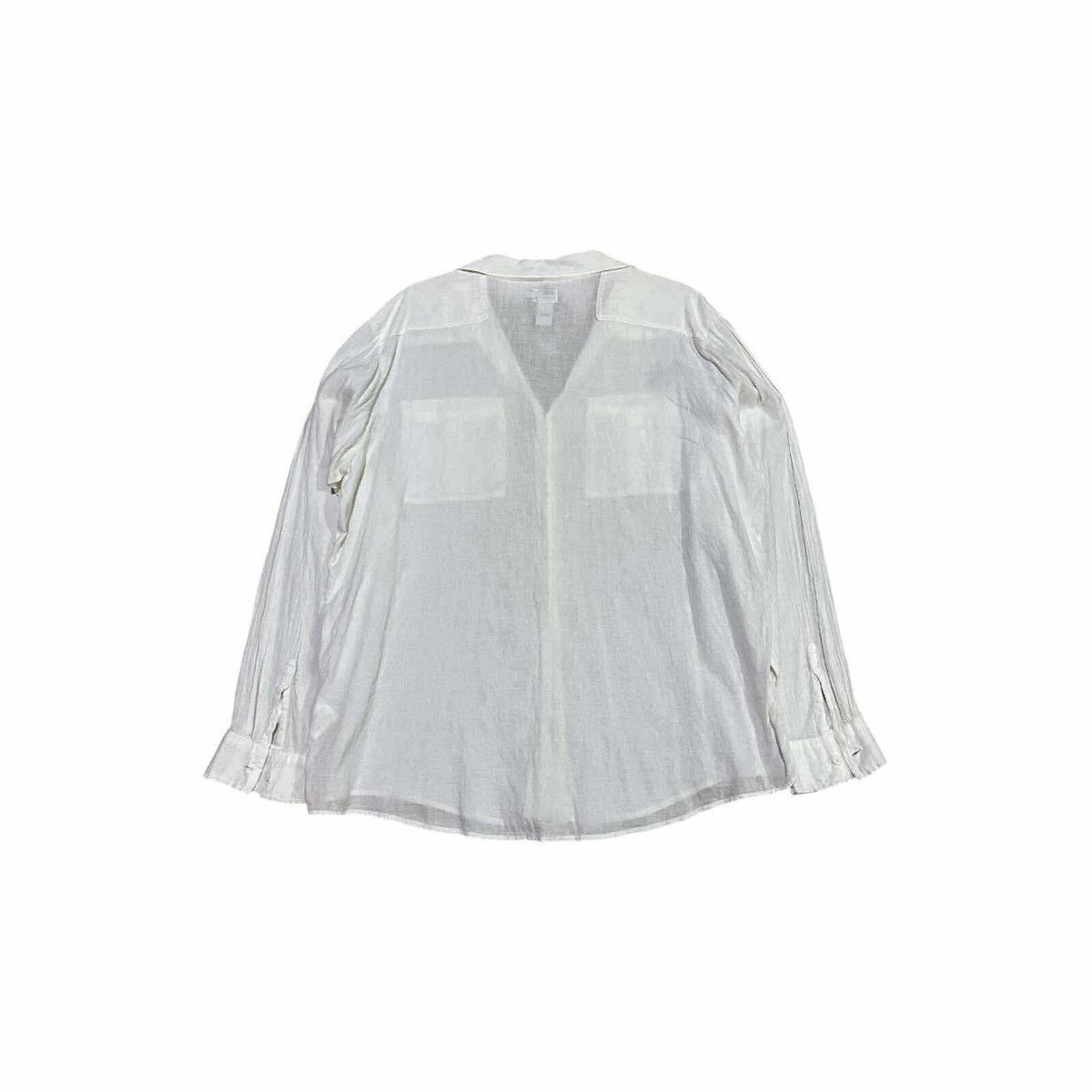 Calvin Klein 🔥Vintage Calvin Klein Linen Shirt Oversized Double Pockets Size US L / EU 52-54 / 3 - 7 Thumbnail