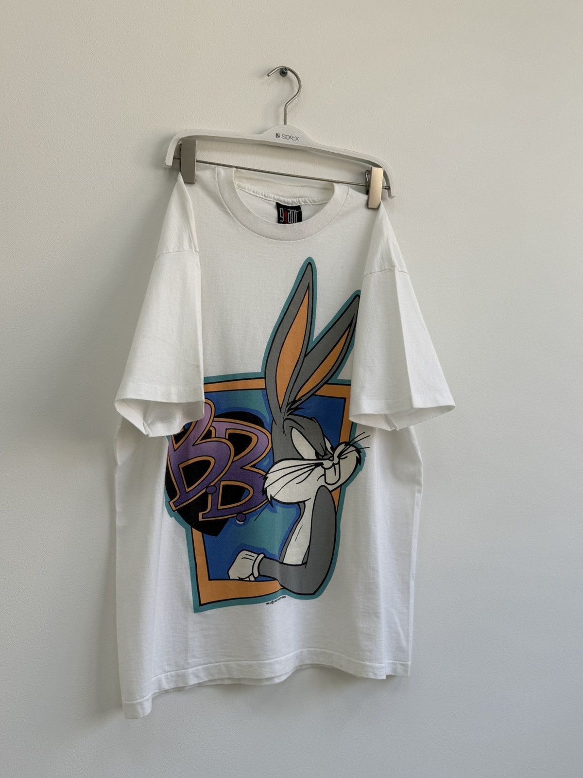 Warner Bros Vintage 1993 Bugs Bunny Looney Tunes T-Shirt Size US XL / EU 56 / 4 - 3 Thumbnail