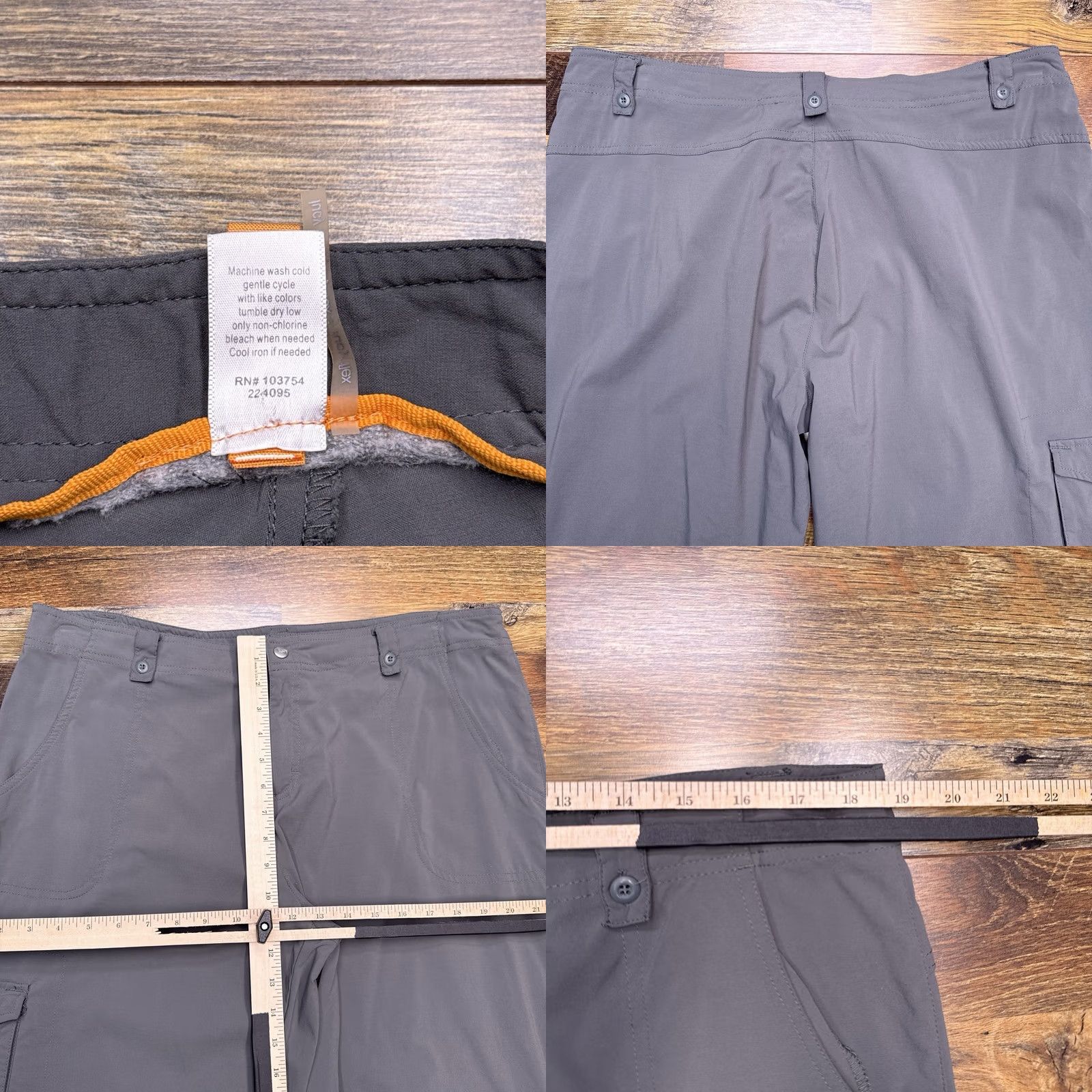 Vintage Lucy Cargo Pants Wide Leg Gray XL High Rise Stretch Women's Pants Size 40" / US 18 - 8 Thumbnail