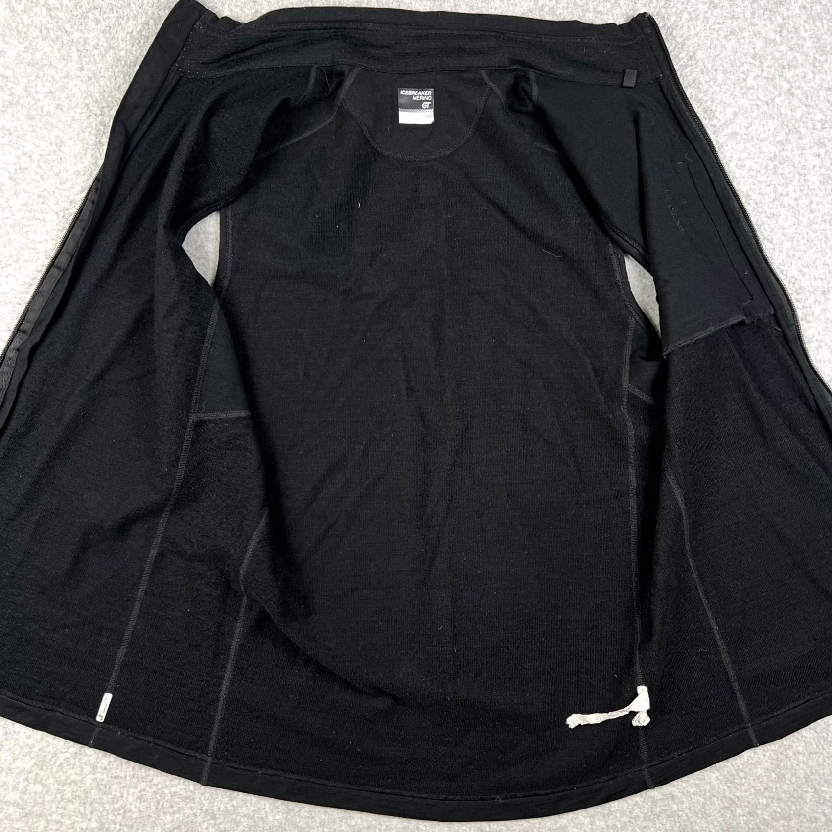 Icebreaker Icebreaker GT Merino Wool Vest Mens Medium Black Full Zip Baselayer Hiking Size US M / EU 48-50 / 2 - 3 Thumbnail