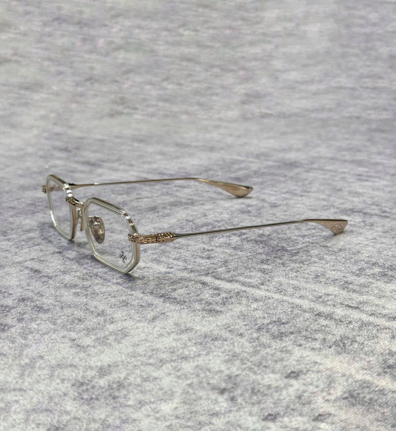 Chrome Hearts CHROME HEARTS STYLIDA CRYSTAL/GOLD PLATED Size ONE SIZE - 1 Thumbnail