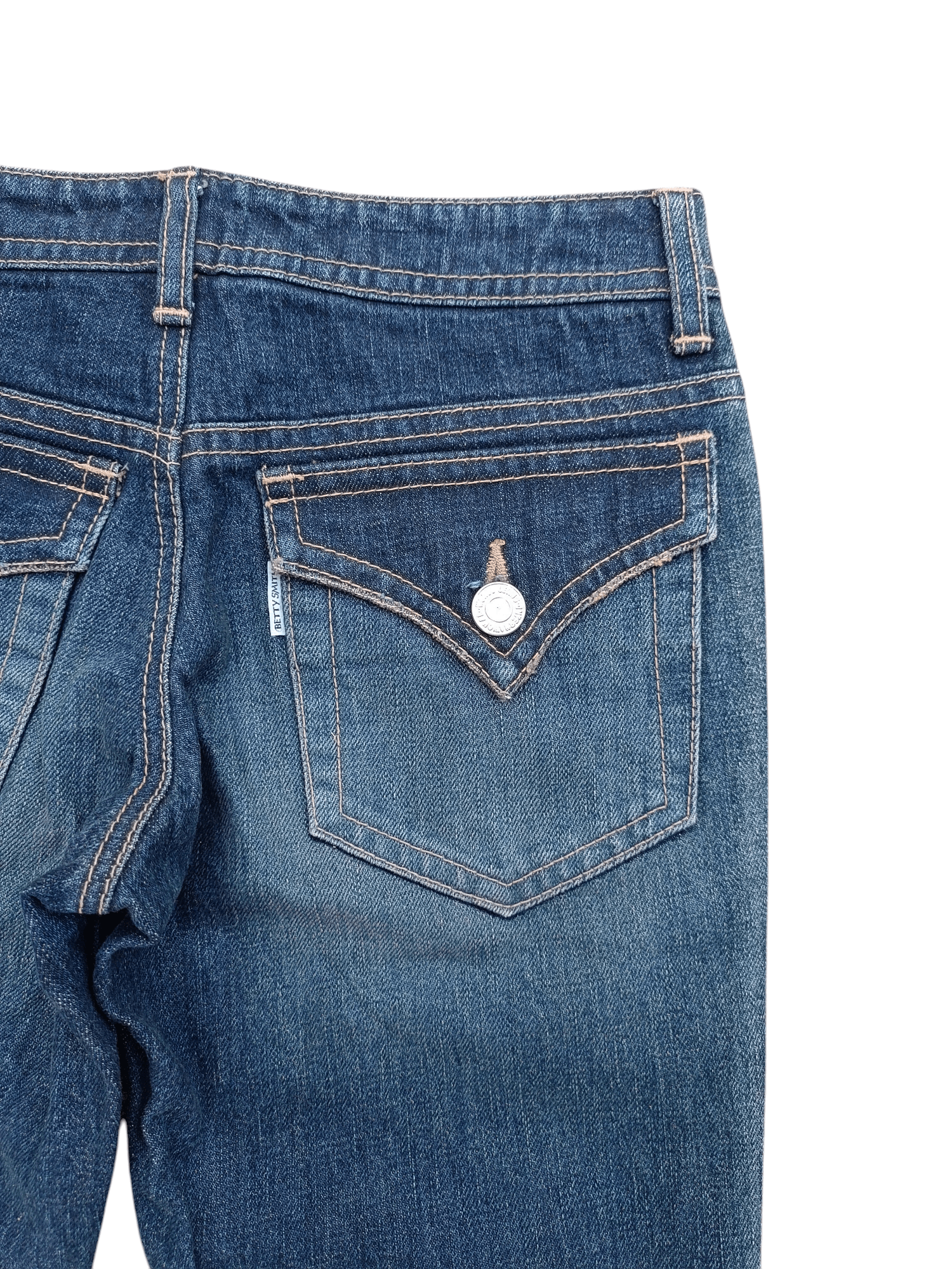 Japanese Brand FYE FLARED 🔥 BETTY SMITH DISTRESSED BOOT CUT DENIM Size US 28 / EU 44 - 21 Thumbnail
