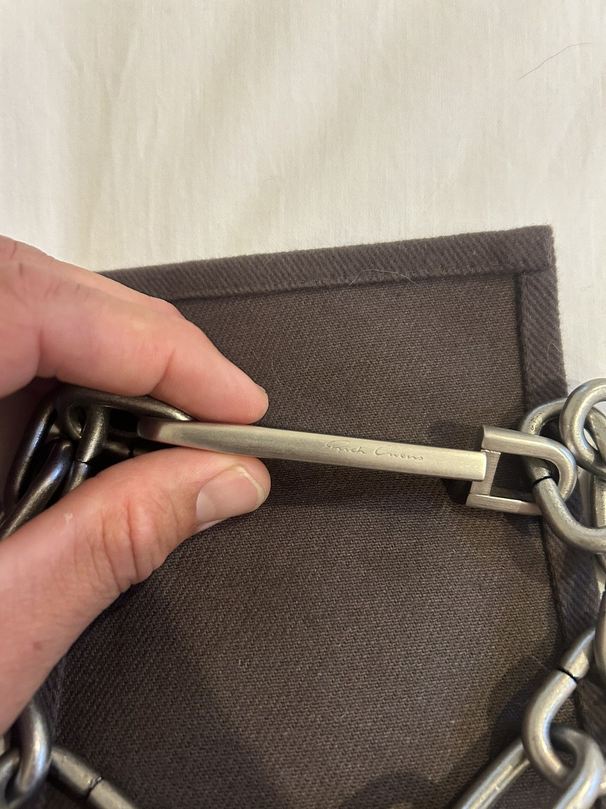 Rick Owens Rick Owens Pentagram Choker Size ONE SIZE - 3 Thumbnail