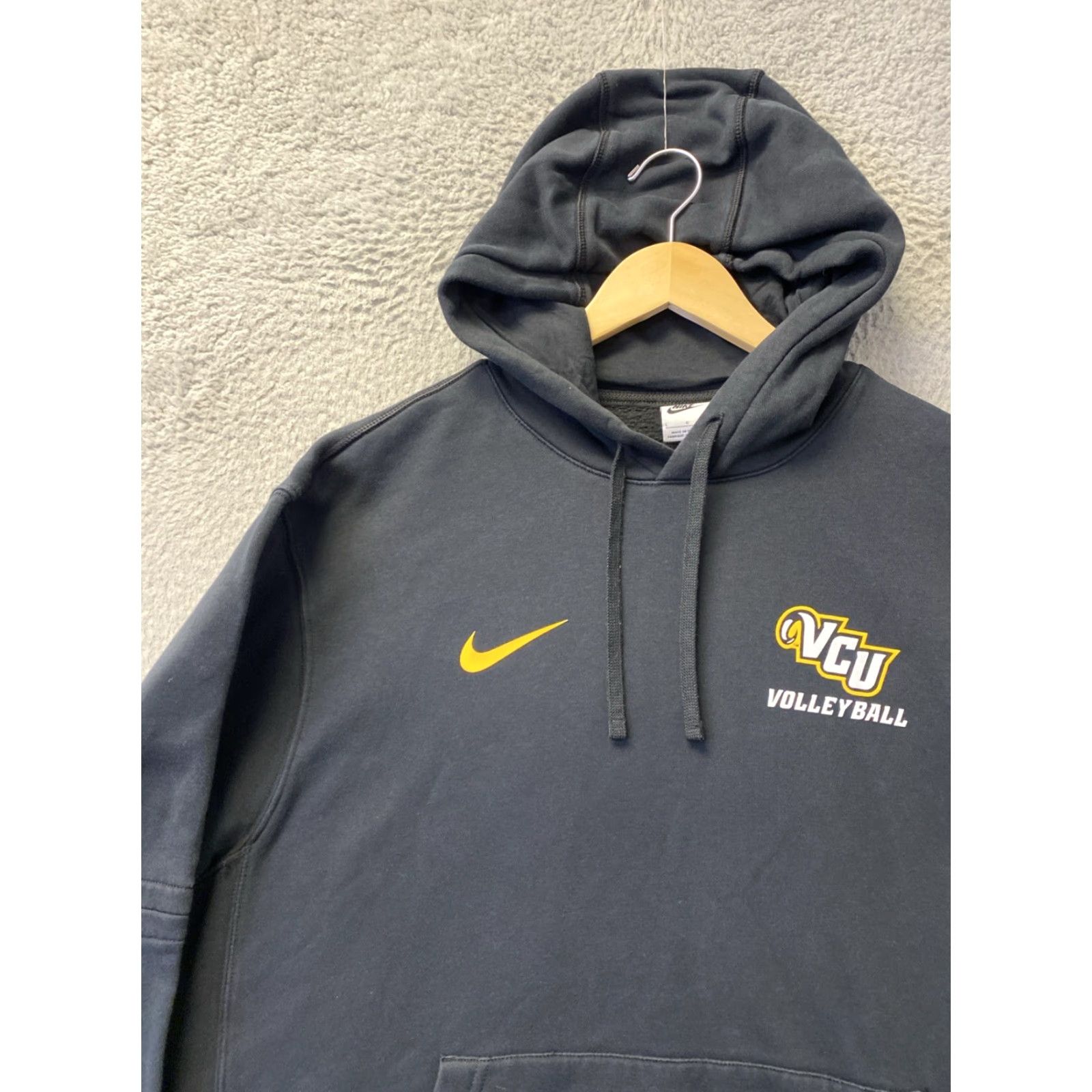 Nike Nike Hoodie Men’s L Long Sleeve Fleece Cotton Blend Logo Pullover Size US L / EU 52-54 / 3 - 3 Thumbnail
