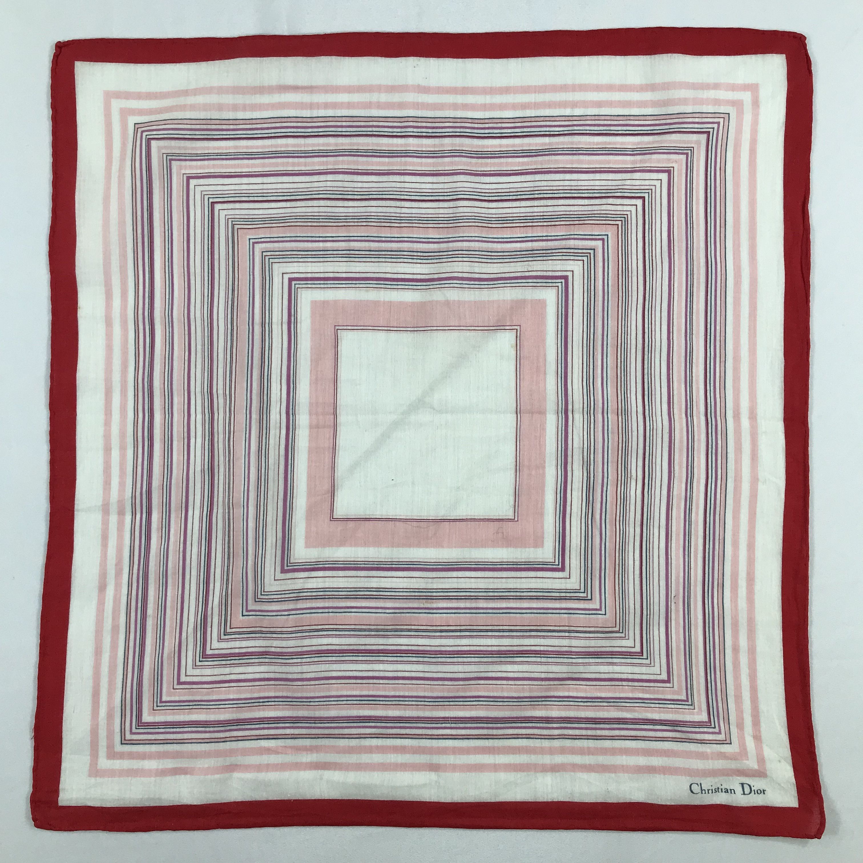 Vintage Christian Dior Bandana / Handkerchief / Neckerchief - S2268 Size ONE SIZE - 1 Thumbnail