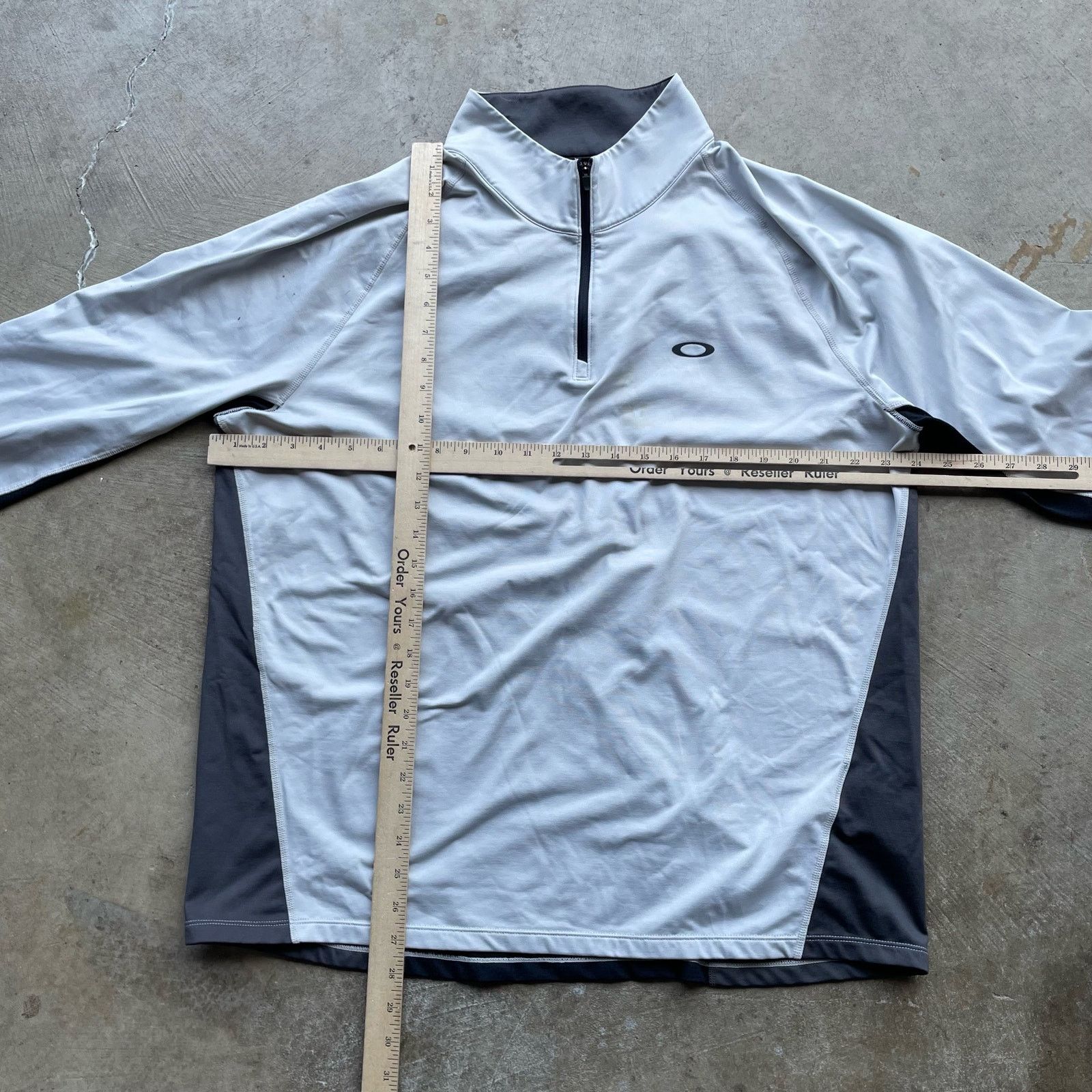 Vintage OAKLEY JACKET TECH 1/4 ZIP GREY XX-LARGE NYLON Size US XXL / EU 58 / 5 - 5 Thumbnail