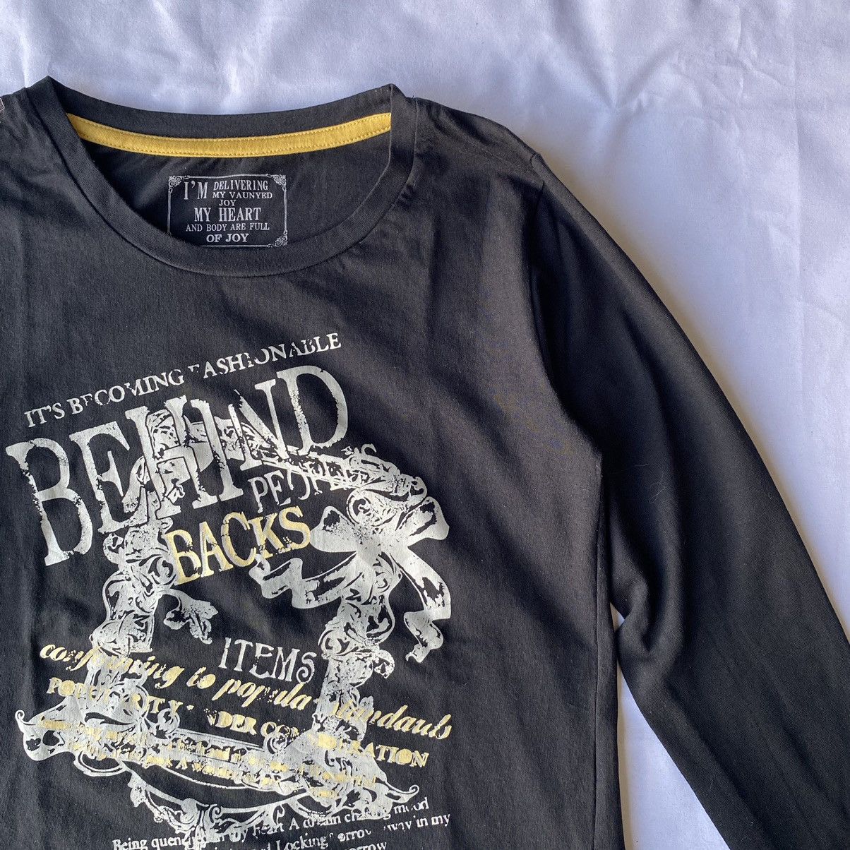 Beauty Beast × If Six Was Nine × Japanese Brand Japanese Poem Behind Peoples Back Gothic Tees Size US M / EU 48-50 / 2 - 3 Thumbnail