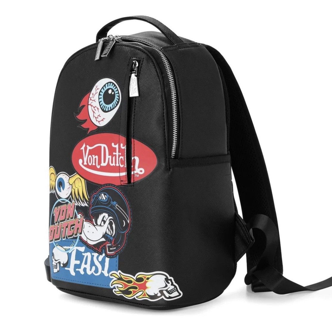 Von Dutch LARGE MULTI-FLYING EYE BACKPACK Size ONE SIZE - 2 Thumbnail