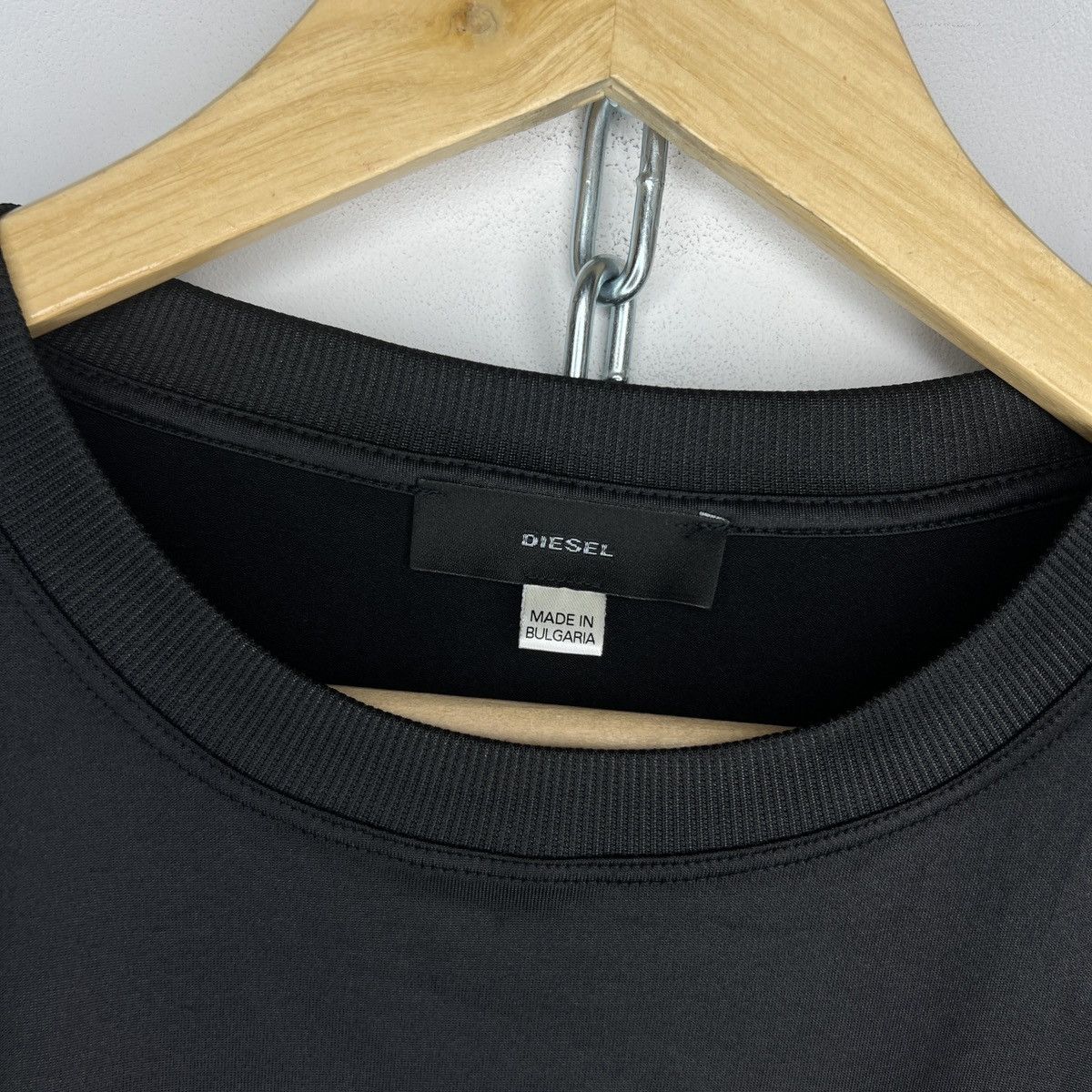 Designer × Diesel Diesel Tank Top Blouse ZIP Nylon Black Avant Garde Y2K Opium Size S / US 4 / IT 40 - 4 Thumbnail