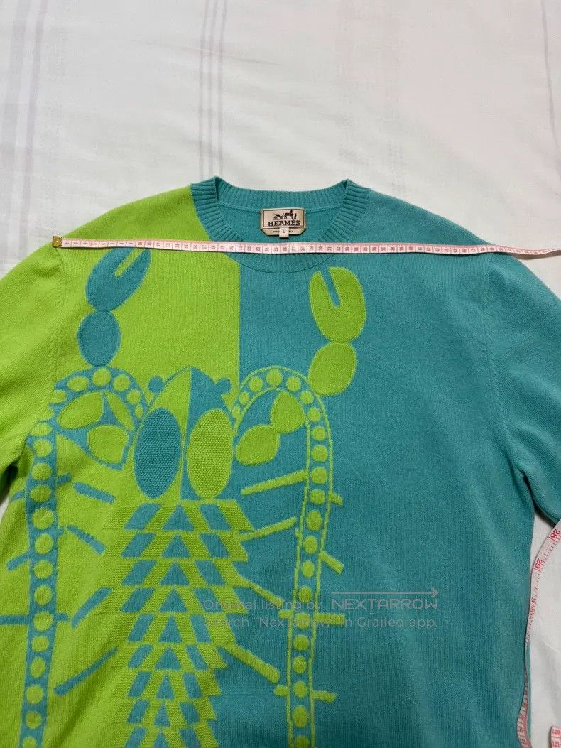 Hermes Hermes Cashmere short-sleeve, 100% cashmere, knitted short Size US L / EU 52-54 / 3 - 3 Thumbnail